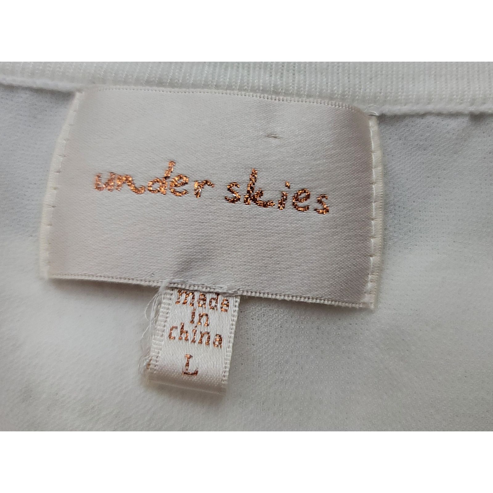 Other Under Skies Cream Loose Knit Top Large Lightweight Soft Size L / US 10 / IT 46 - 4 Thumbnail
