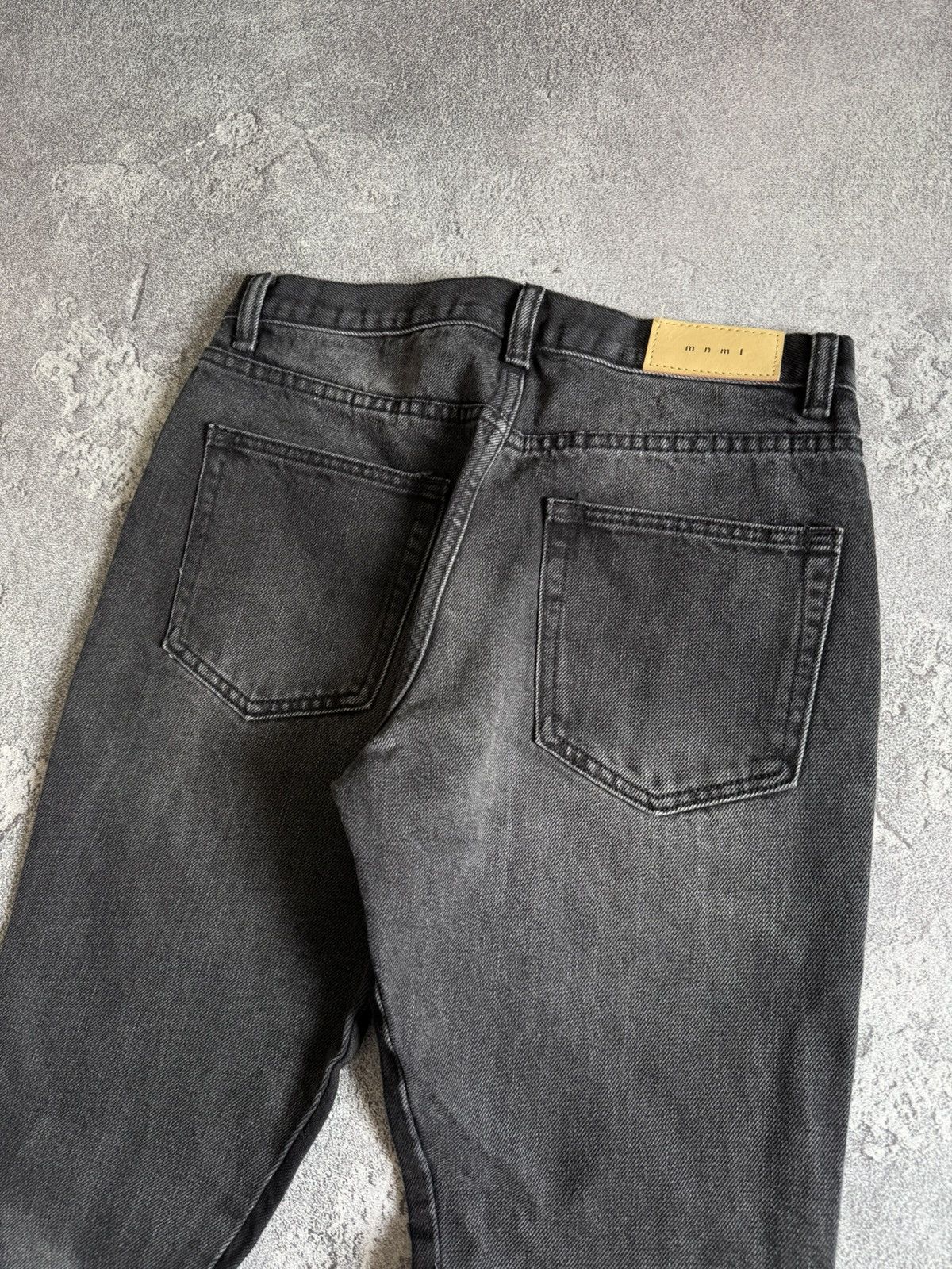 MNML MNML 28 denim designer pants jeans trousers flared y2k punk Size US 28 / EU 44 - 3 Thumbnail