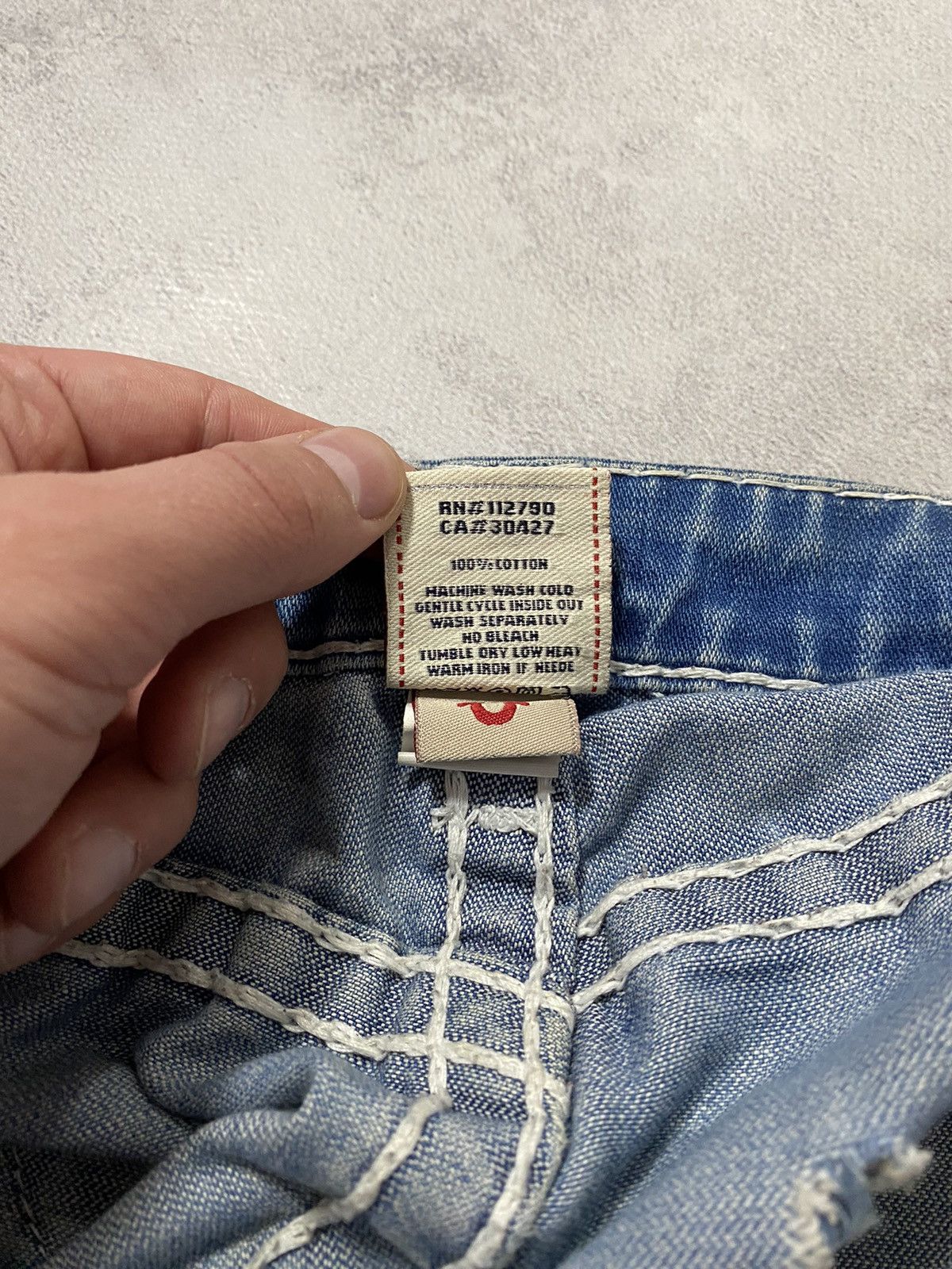 True Religion × Vintage Vintage Jeans Pants True Religion Jhony Super T SLIM-FIT /32 Size US 32 / EU 48 - 17 Thumbnail