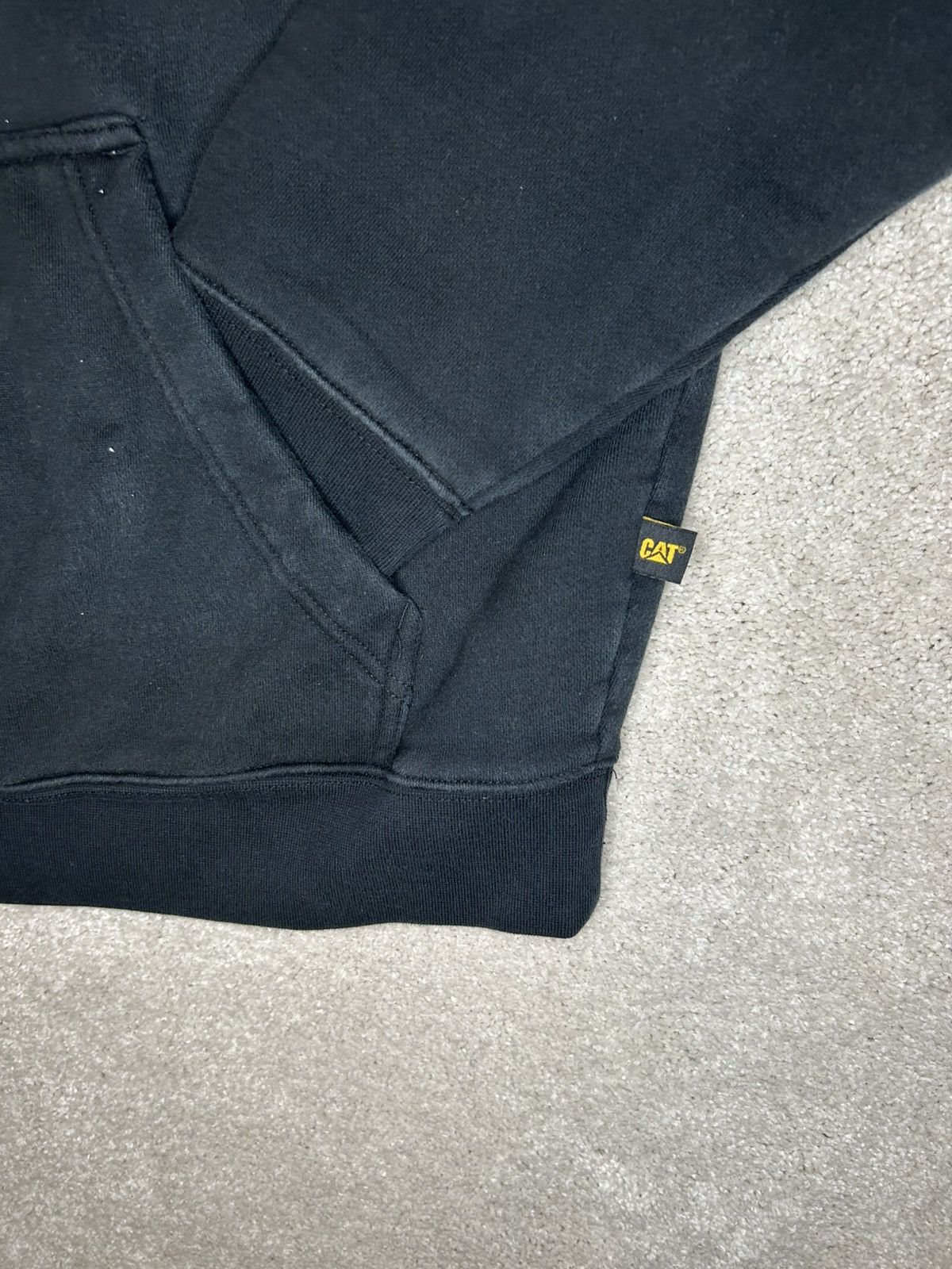 Caterpillar Vintage Embroidered CAT Heavyweight Hoodie Size US L / EU 52-54 / 3 - 2 Thumbnail
