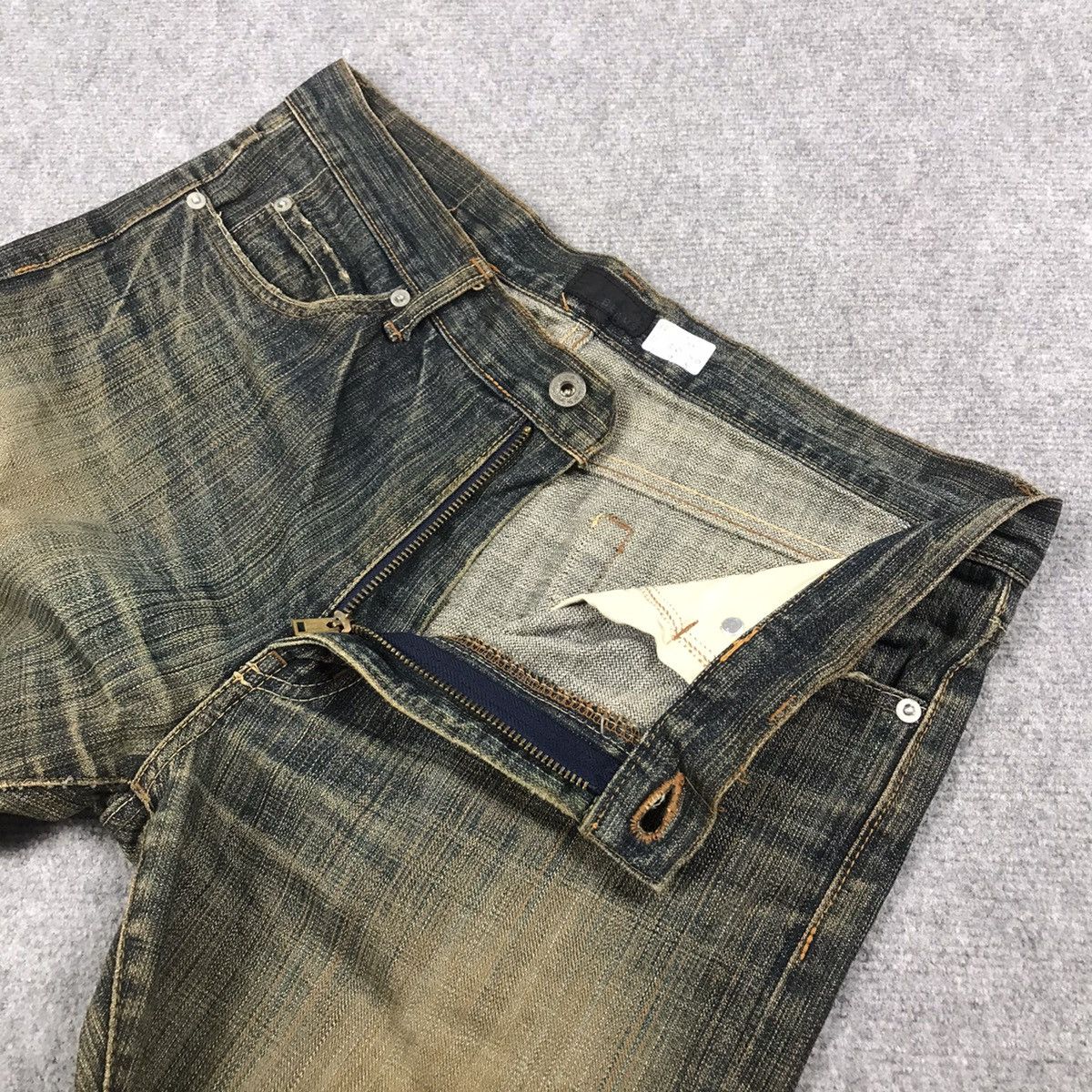 Beams Plus × If Six Was Nine × Japanese Brand RUSTY DENIM BEAMS JAPAN JEANS DENIM PANTS Size US 33 - 14 Thumbnail