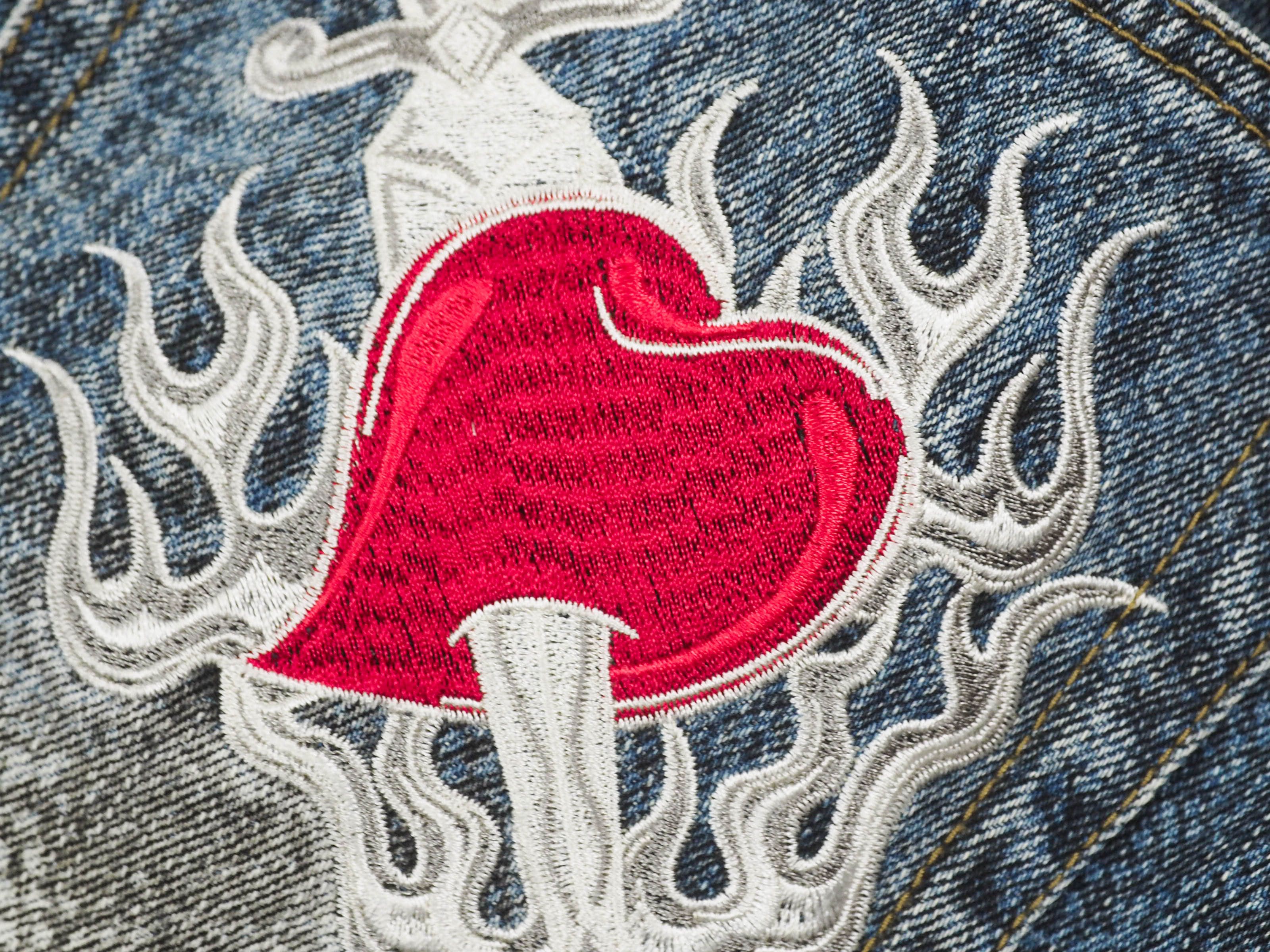 Hysteric Glamour × Japanese Brand Cool drive striker snake print and embroidered jeans Size US 30 / EU 46 - 12 Thumbnail