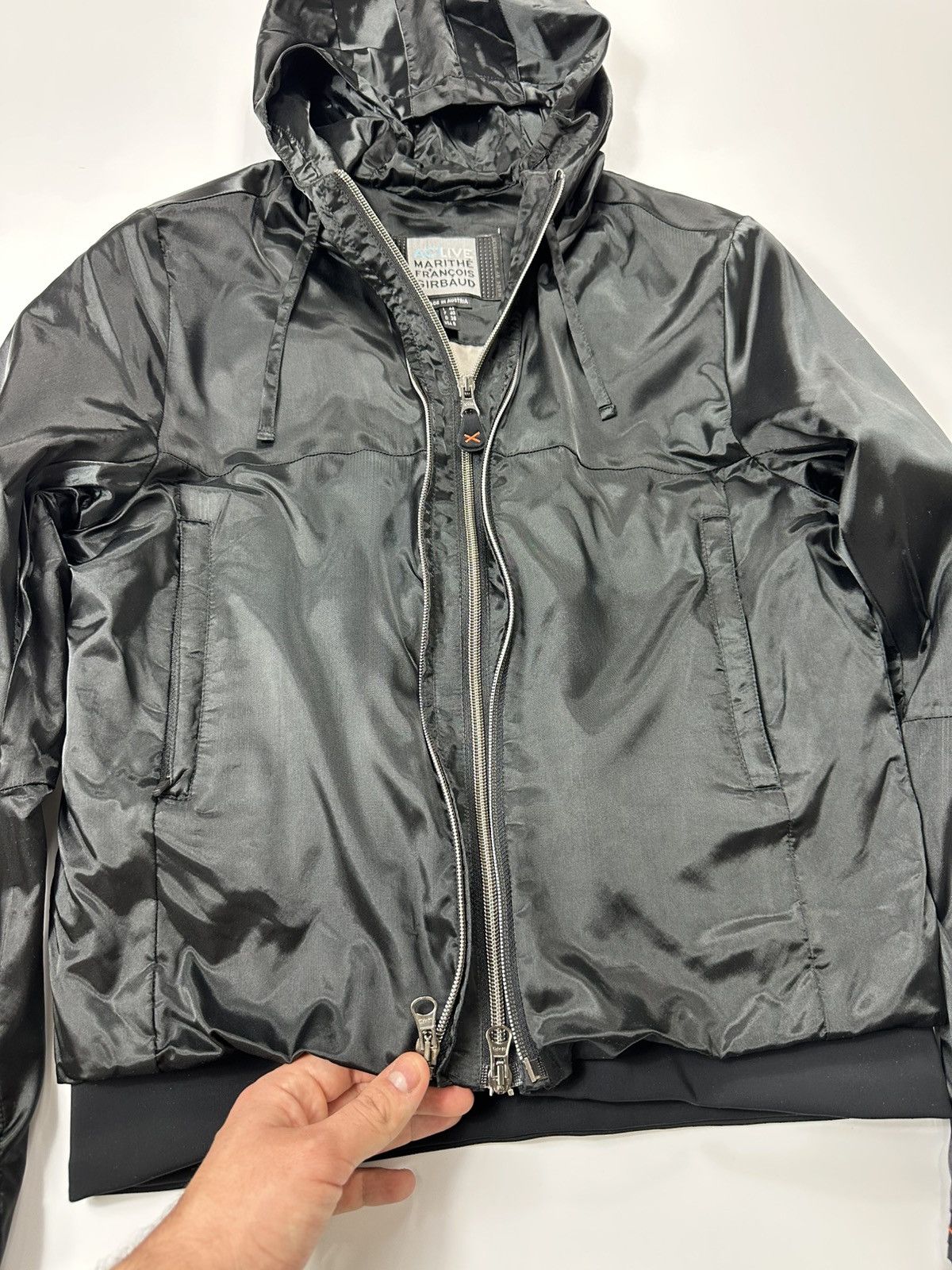 Marithe + Francois Girbaud Marithe Francois Girbaud Jacket Hooded Black Size M / US 6-8 / IT 42-44 - 12 Thumbnail