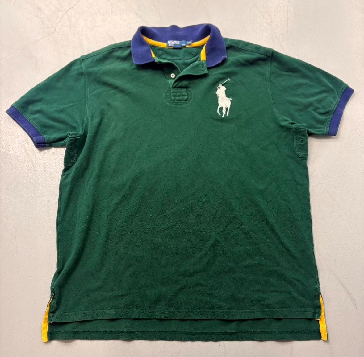 Polo Ralph Lauren Vintage Polo Ralph Lauren Big Pony Polo Shirt XXL Size US XXL / EU 58 / 5 - 1 Thumbnail