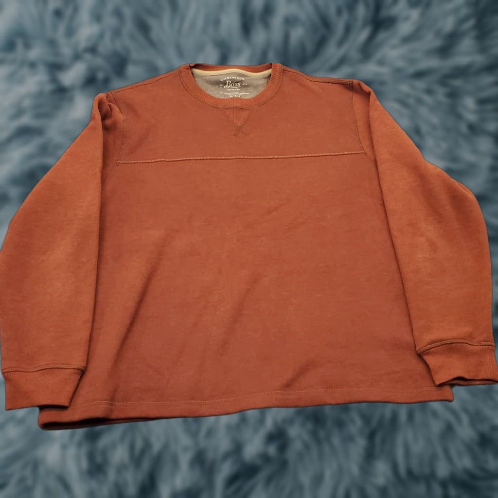 Vintage G.H. Bass & Co. Sweatshirt Mens XL Brown Fleece Lined Long Sleeve Crew Neck USA Shirt Mens XL Brown Sweatshirt Size US XL / EU 56 / 4 - 1 Thumbnail