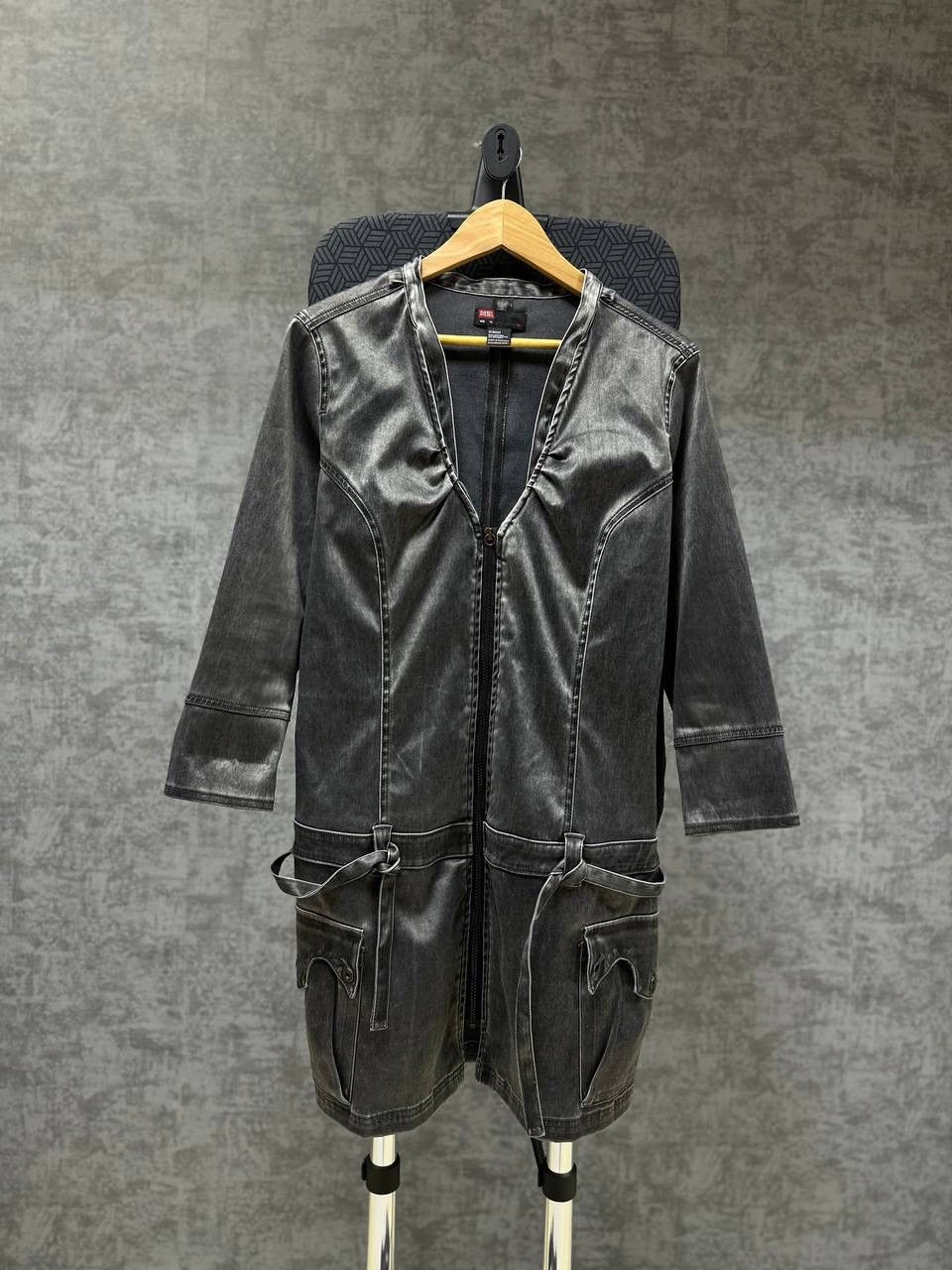 Diesel × Vintage Vintage Diesel Avant Garde Gray Women Dress Size XL / US 12-14 / IT 48-50 - 5 Thumbnail
