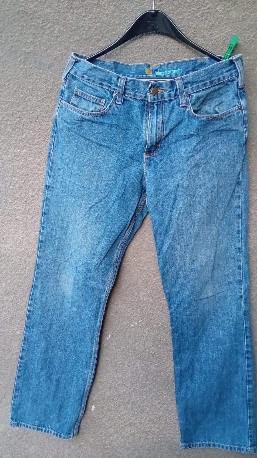 Carhartt Carhartt Relaxed Straight Jeans B320-WTB sz 34x32 Size US 34 / EU 50 - 2 Thumbnail