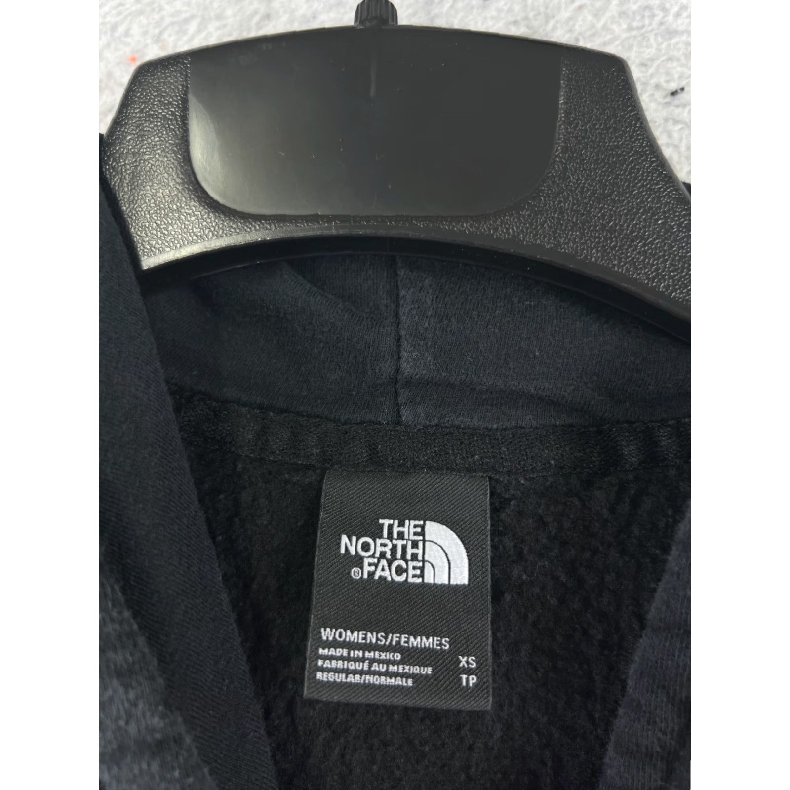 The North Face The North Face Hoodie Womens XS Black Cotton Blend Jersey Hooded Pullover - Casual, Classic, Sports Womens Size XS / US 0-2 / IT 36-38 - 3 Thumbnail