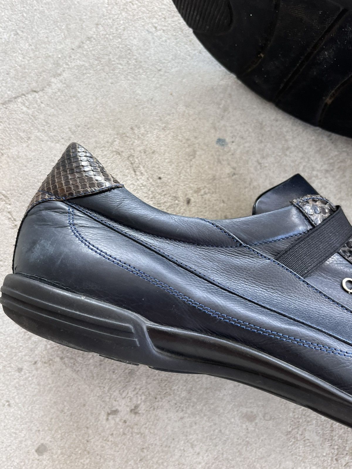 Zilli Rare Vintage Zilli Crocodile Leather Loafers Luxury Y2K Size US 12 / EU 45 - 6 Thumbnail
