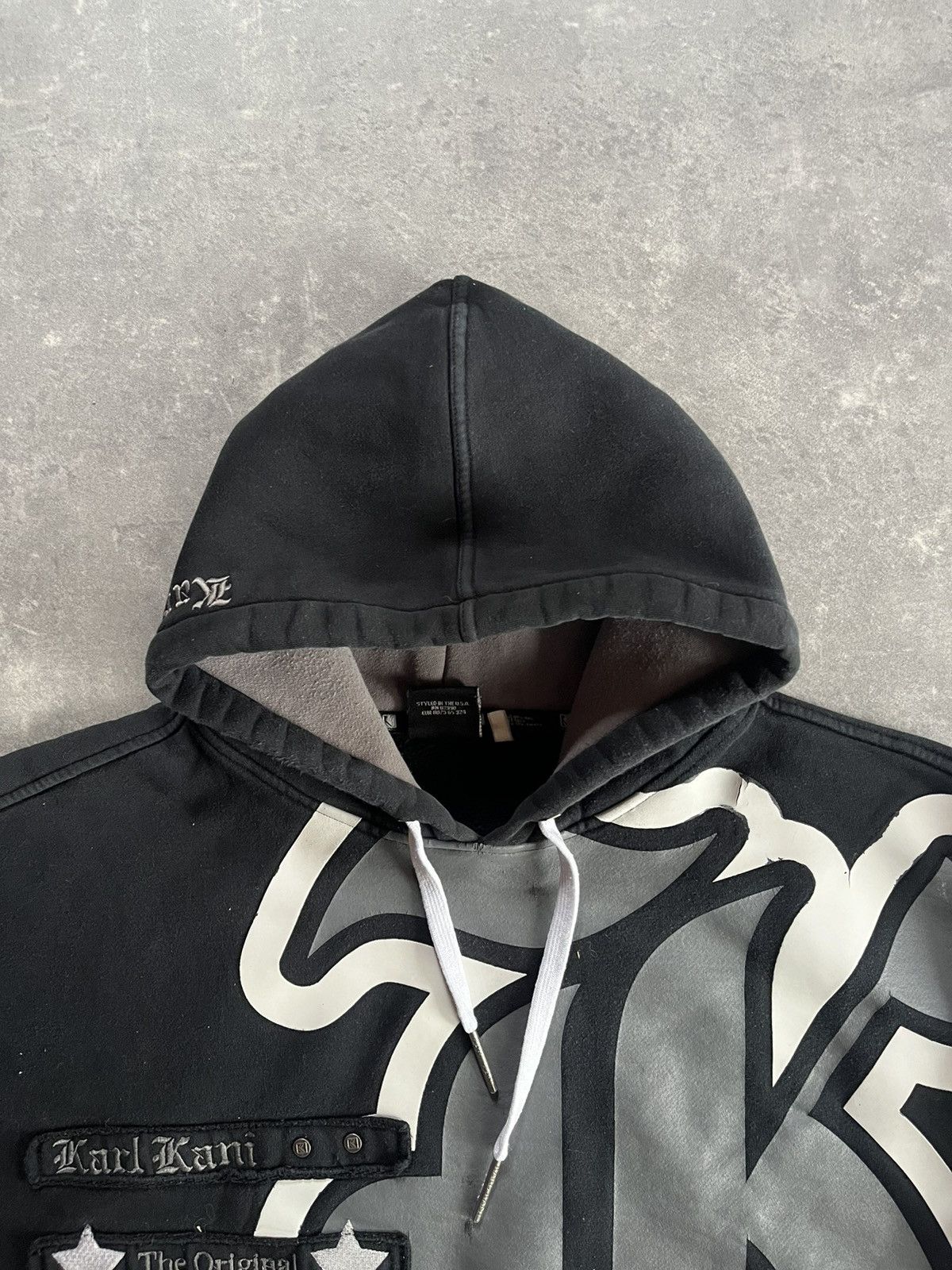 Karl Kani 90s/00s Vintage Karl Kani Big Logo Baggy Heavy Hoodie XL XXL Size US XL / EU 56 / 4 - 10 Thumbnail