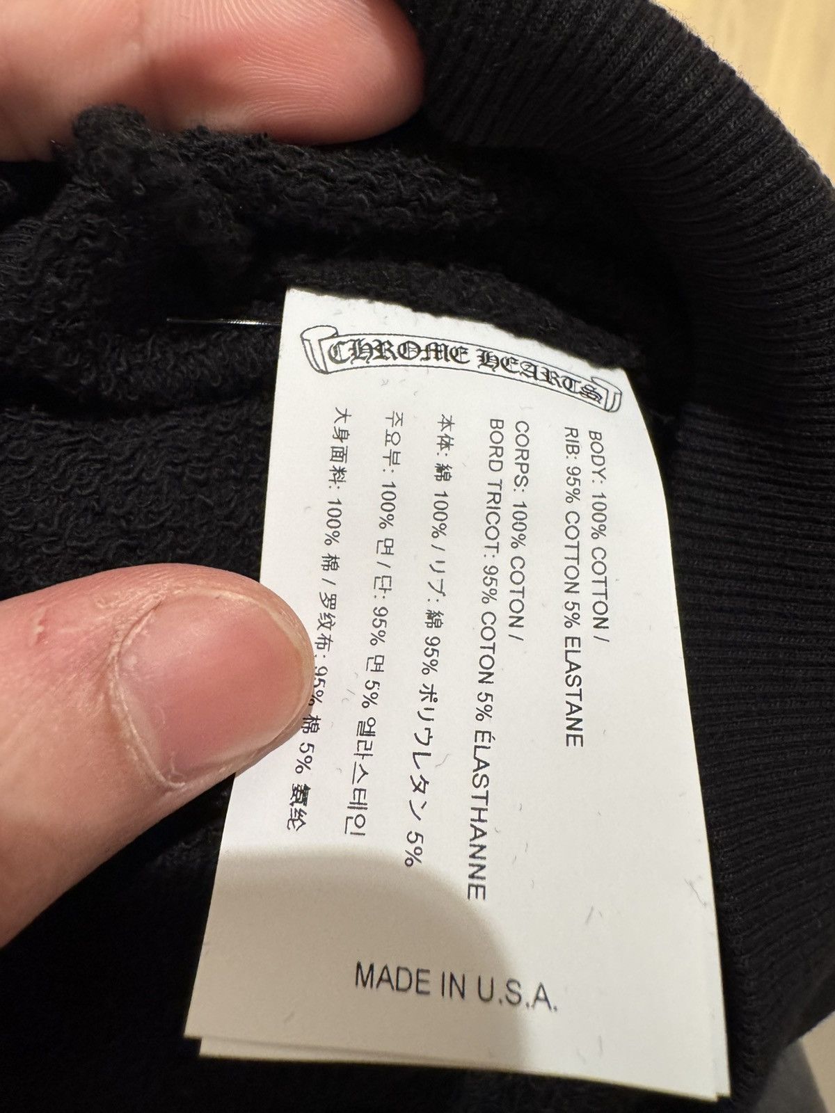 Chrome Hearts Triple velvet cross blind spot crewneck sweatshirt Size US M / EU 48-50 / 2 - 3 Thumbnail