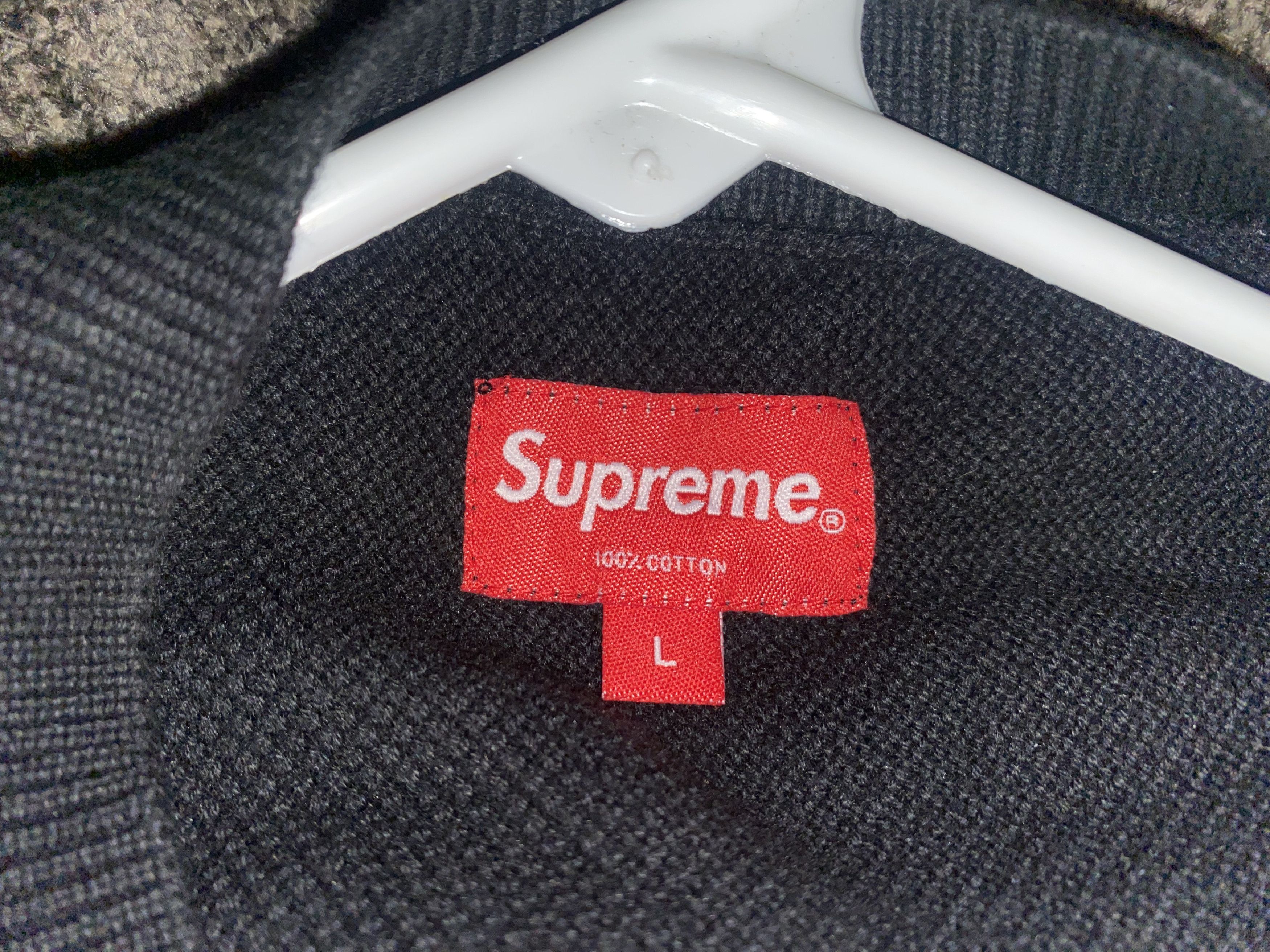 Supreme Supreme New York PIQUE Sweater 2018 Tonal Box Logo L stussy! Size US L / EU 52-54 / 3 - 5 Thumbnail