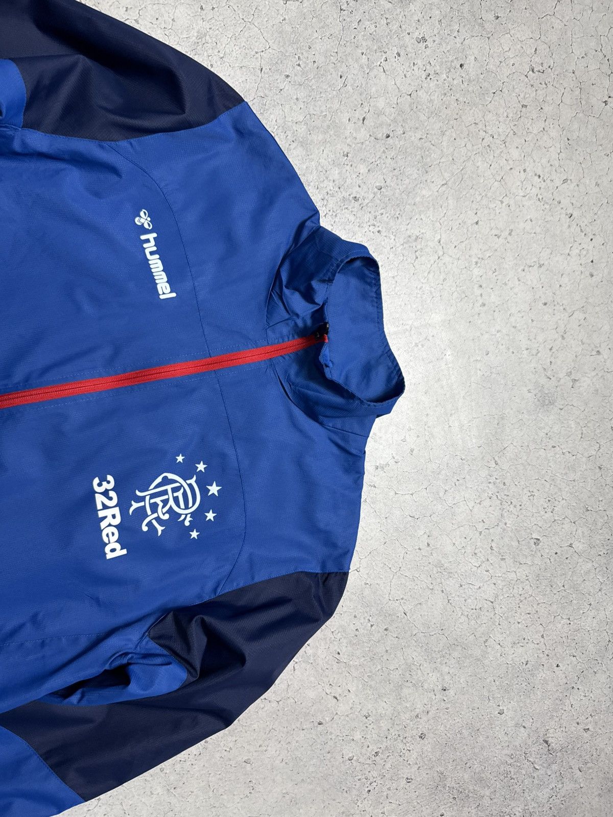 Hummel Hummel Rangers Glasgow Nylon Track Training Football Jacket Size US M / EU 48-50 / 2 - 4 Thumbnail