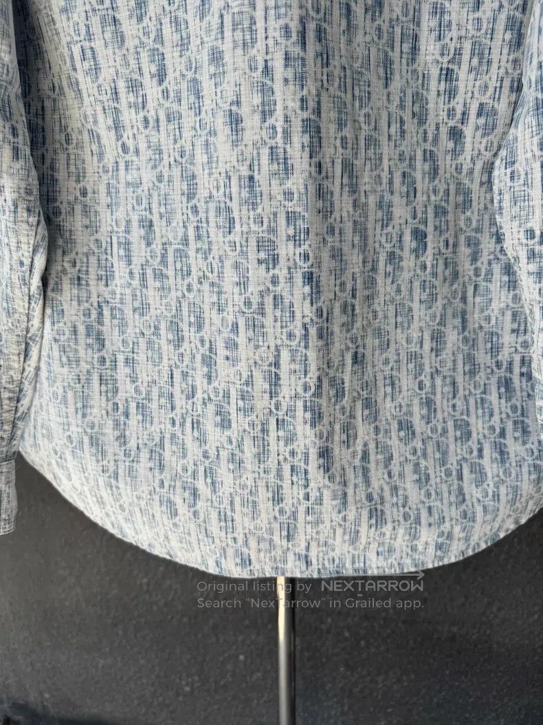Dior Dior Oblique full-print denim shirt Size US XXS / EU 40 - 6 Thumbnail