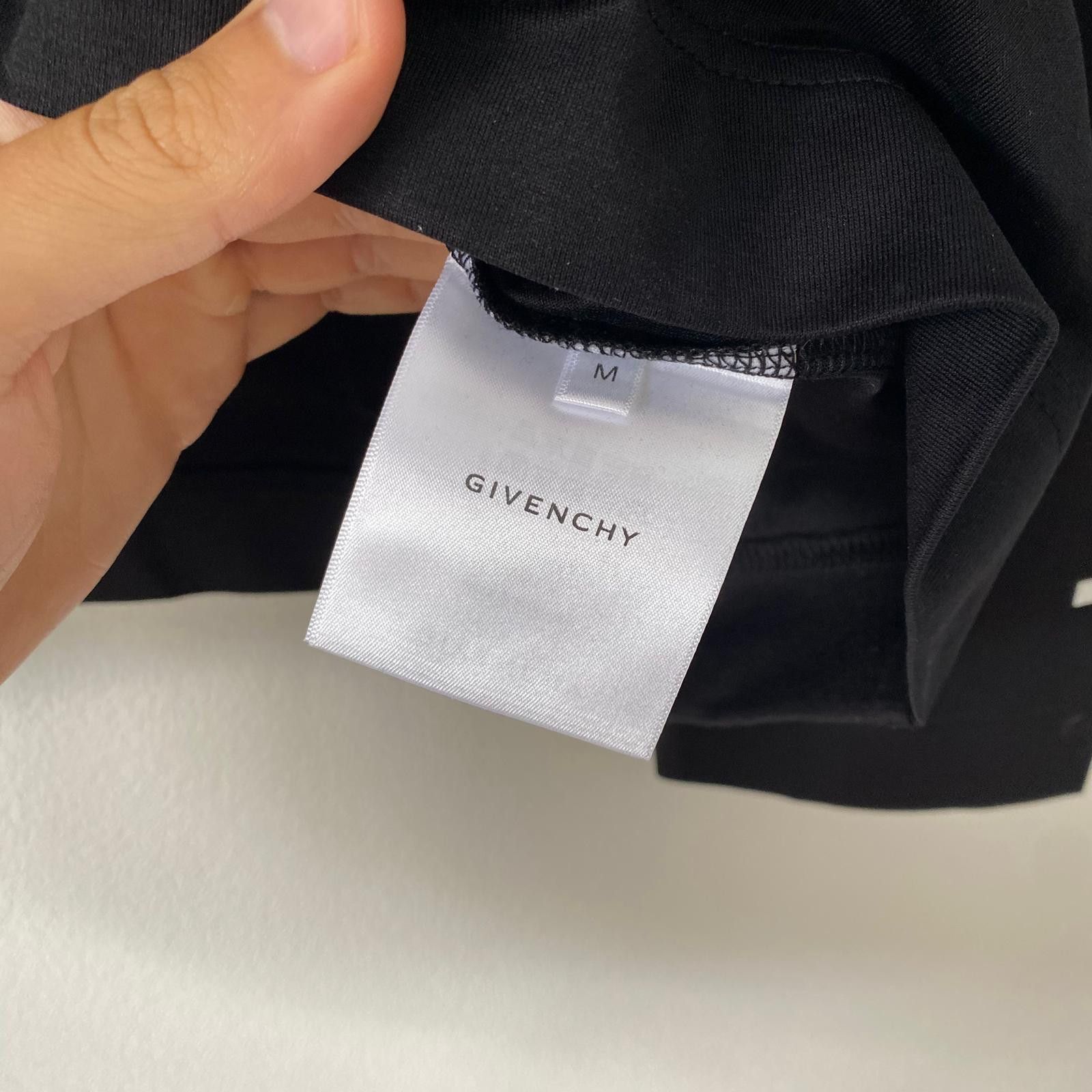 Givenchy Black Double Layered Sleeve Logo T-Shirt Size M / US 6-8 / IT 42-44 - 7 Thumbnail