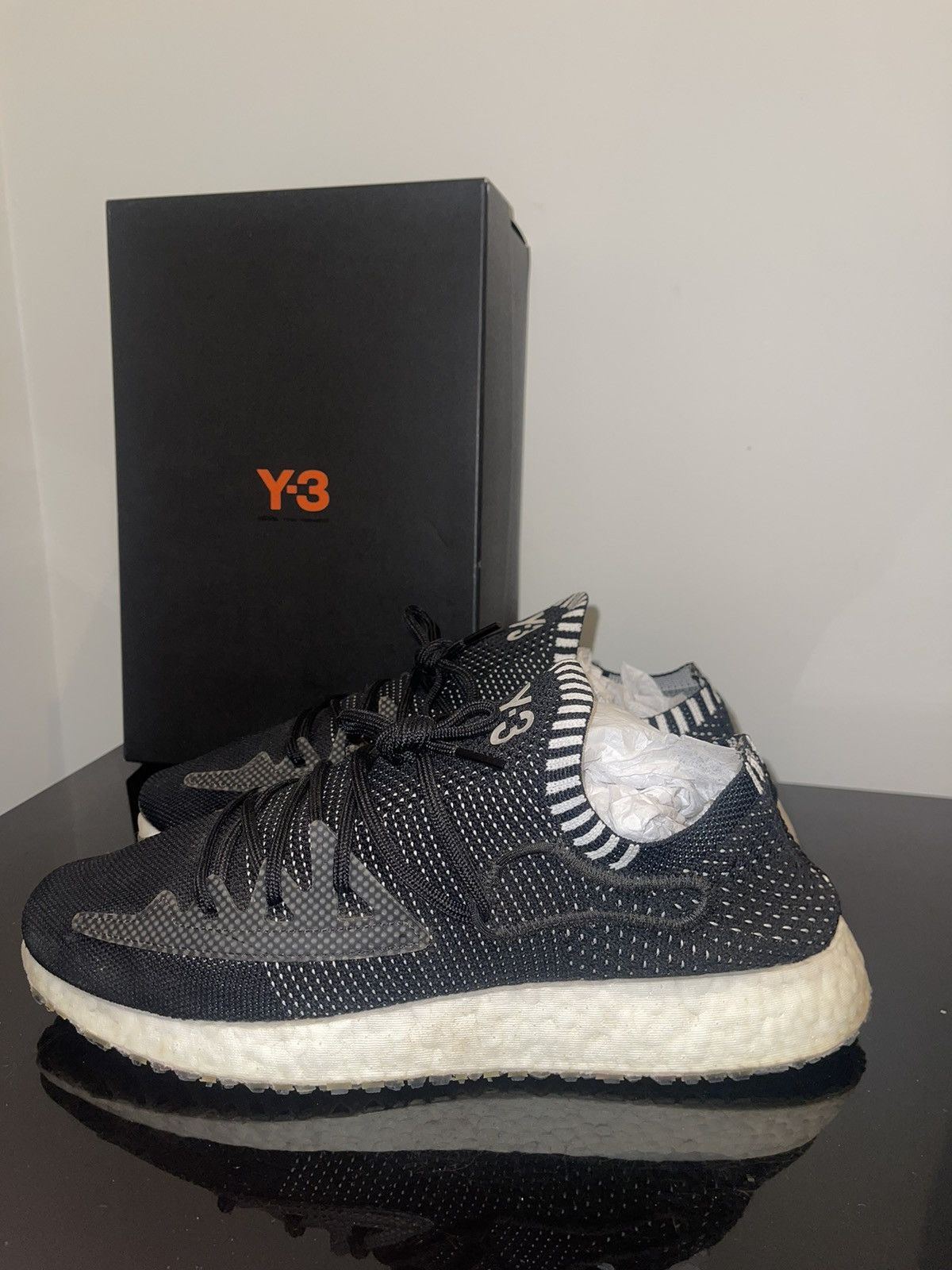 Adidas × Y-3 Y-3 Low Top Sneakers Size US 11 / EU 44 - 3 Thumbnail