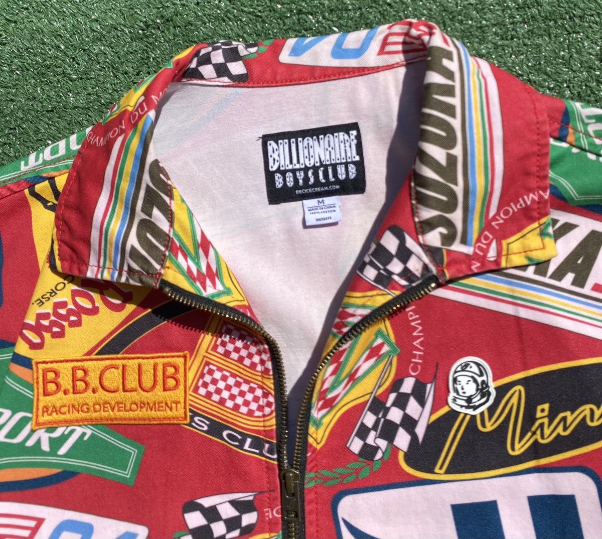 Billionaire Boys Club Billionaire Boys Club BB Motorsport Logos Jacket Mens Med Size US M / EU 48-50 / 2 - 4 Thumbnail