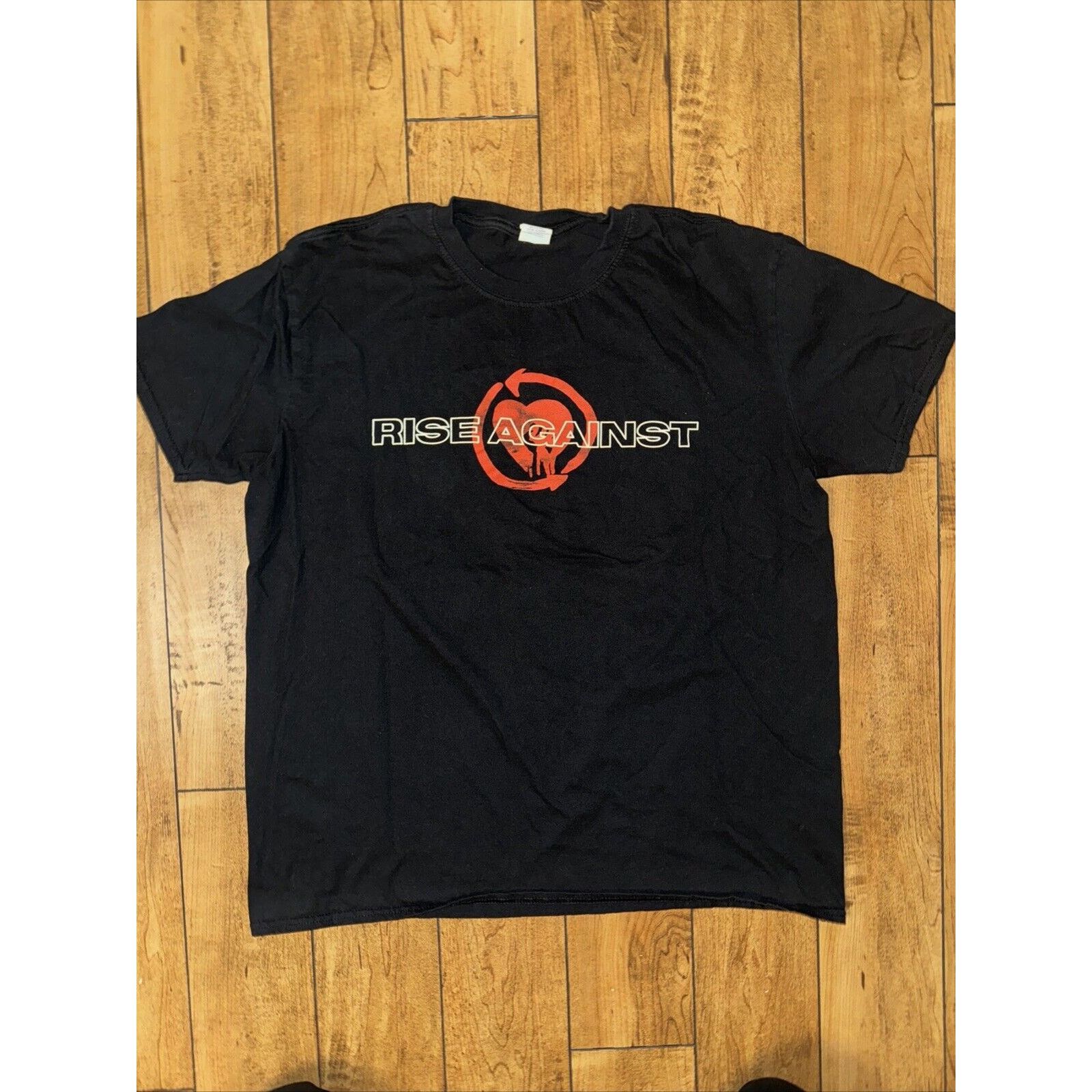 Band Tees × Rap Tees × Vintage Rise Against Band Tee T-Shirt Black XL 22x27 Size US XL / EU 56 / 4 - 3 Thumbnail