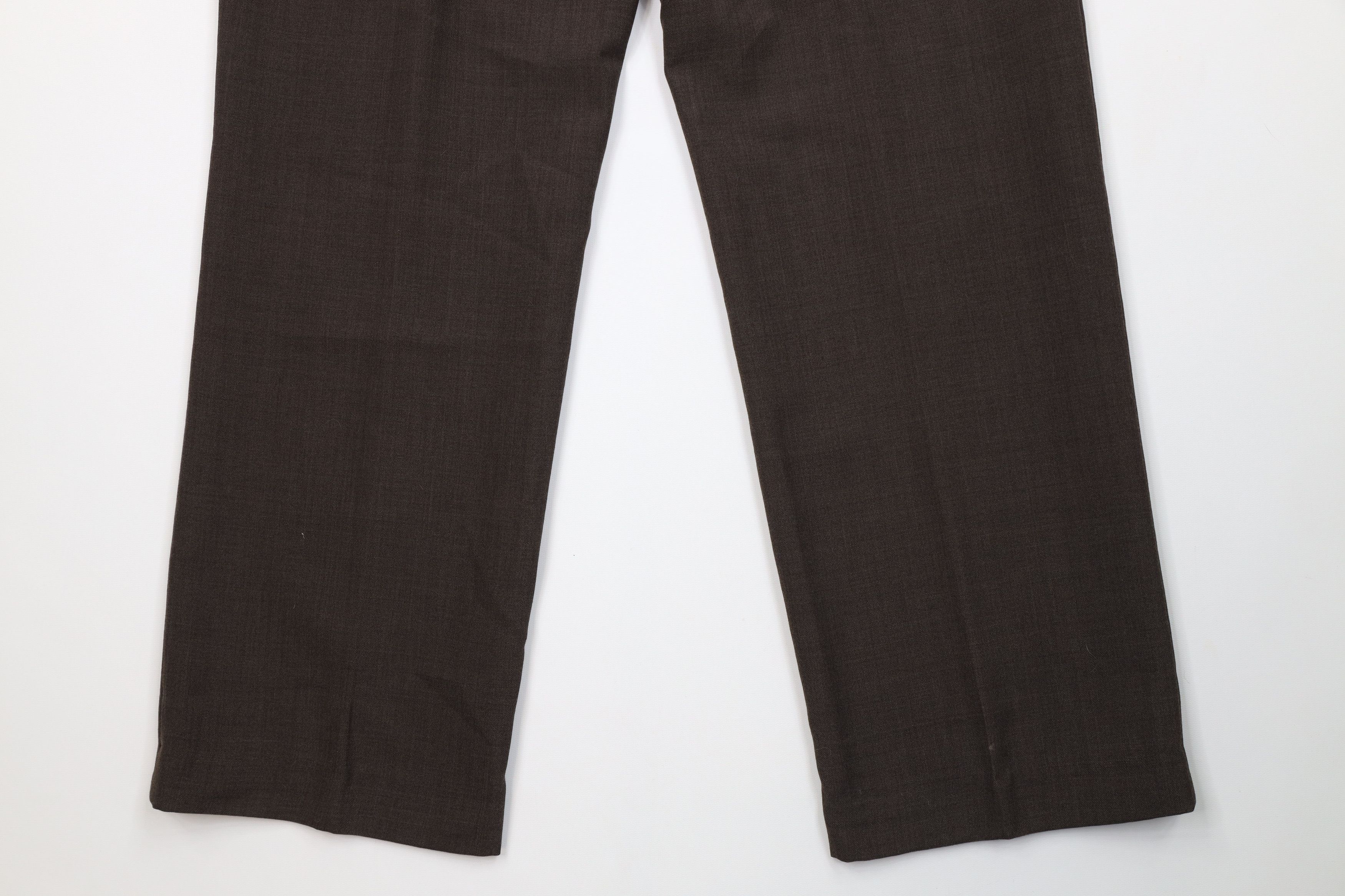 Vintage Vintage 70s Streetwear Knit Wide Leg Chino Pants Brown USA Size US 34 / EU 50 - 12 Thumbnail