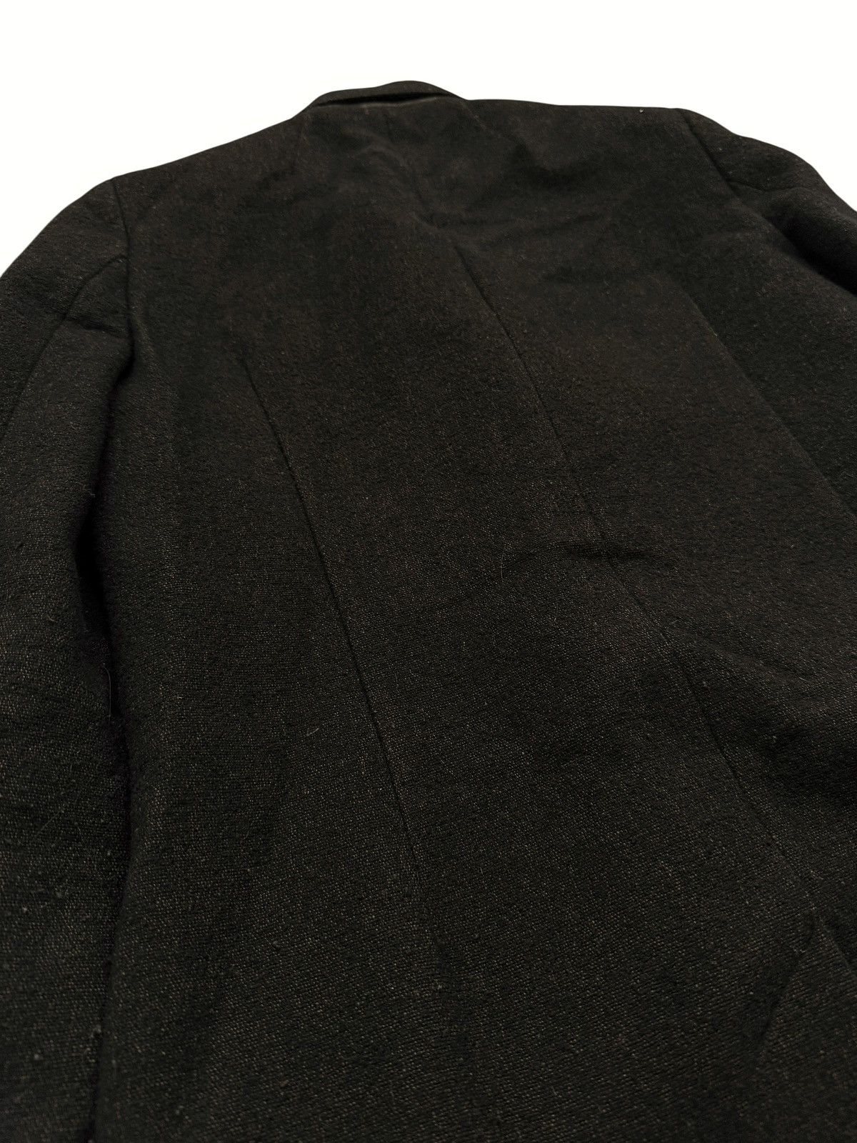 2018 Sisyphus Brown/Black Woven Double Breasted Coat