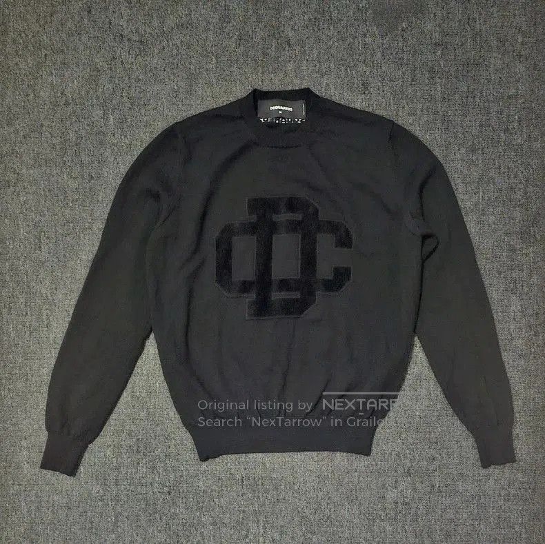 Dsquared2 Dsquared2 Black Wool Sweater M. Size US M / EU 48-50 / 2 - 1 Thumbnail