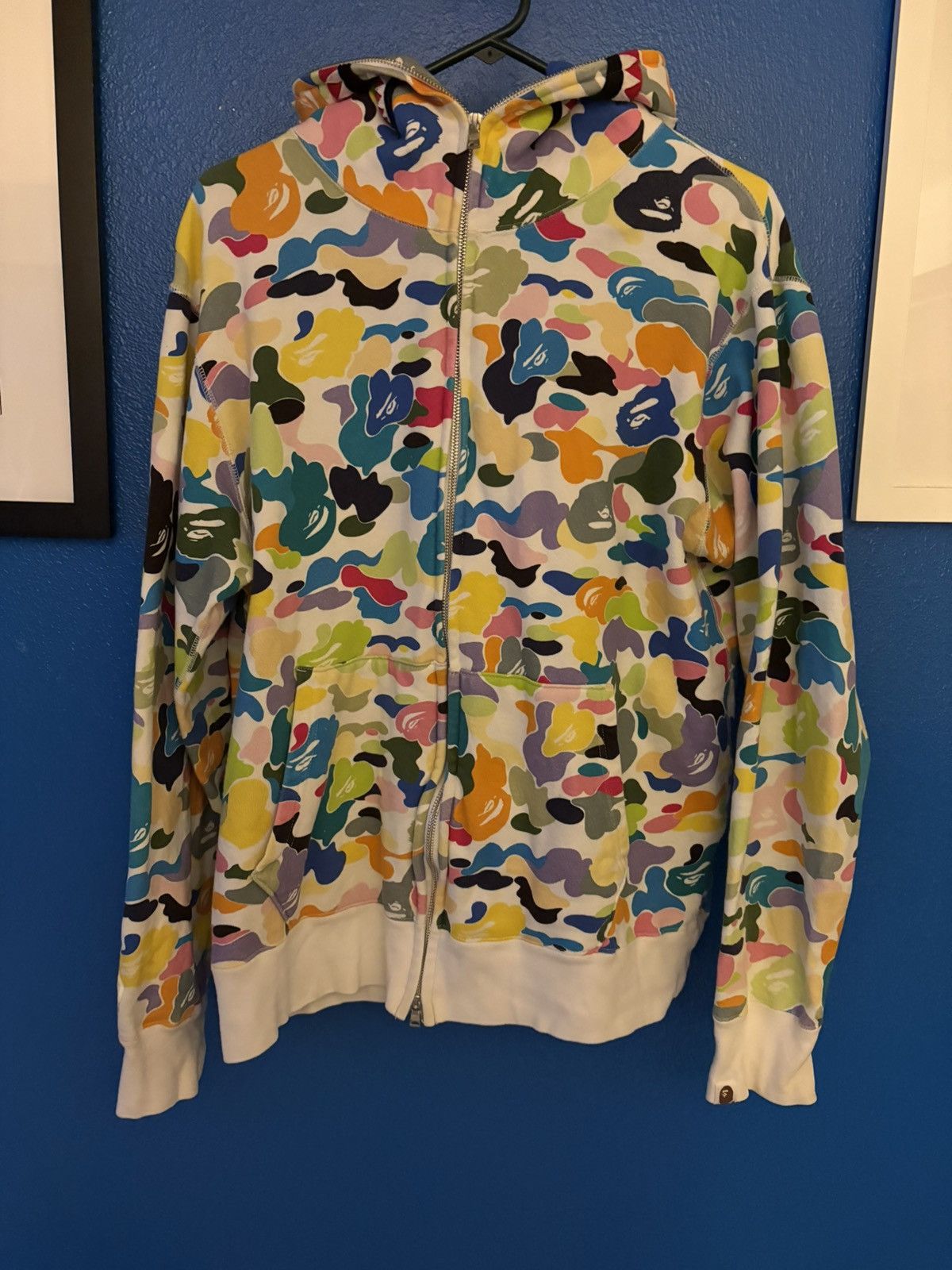 Bape White Bape Multi camo full-zip hoodie Size US XXL / EU 58 / 5 - 1 Thumbnail