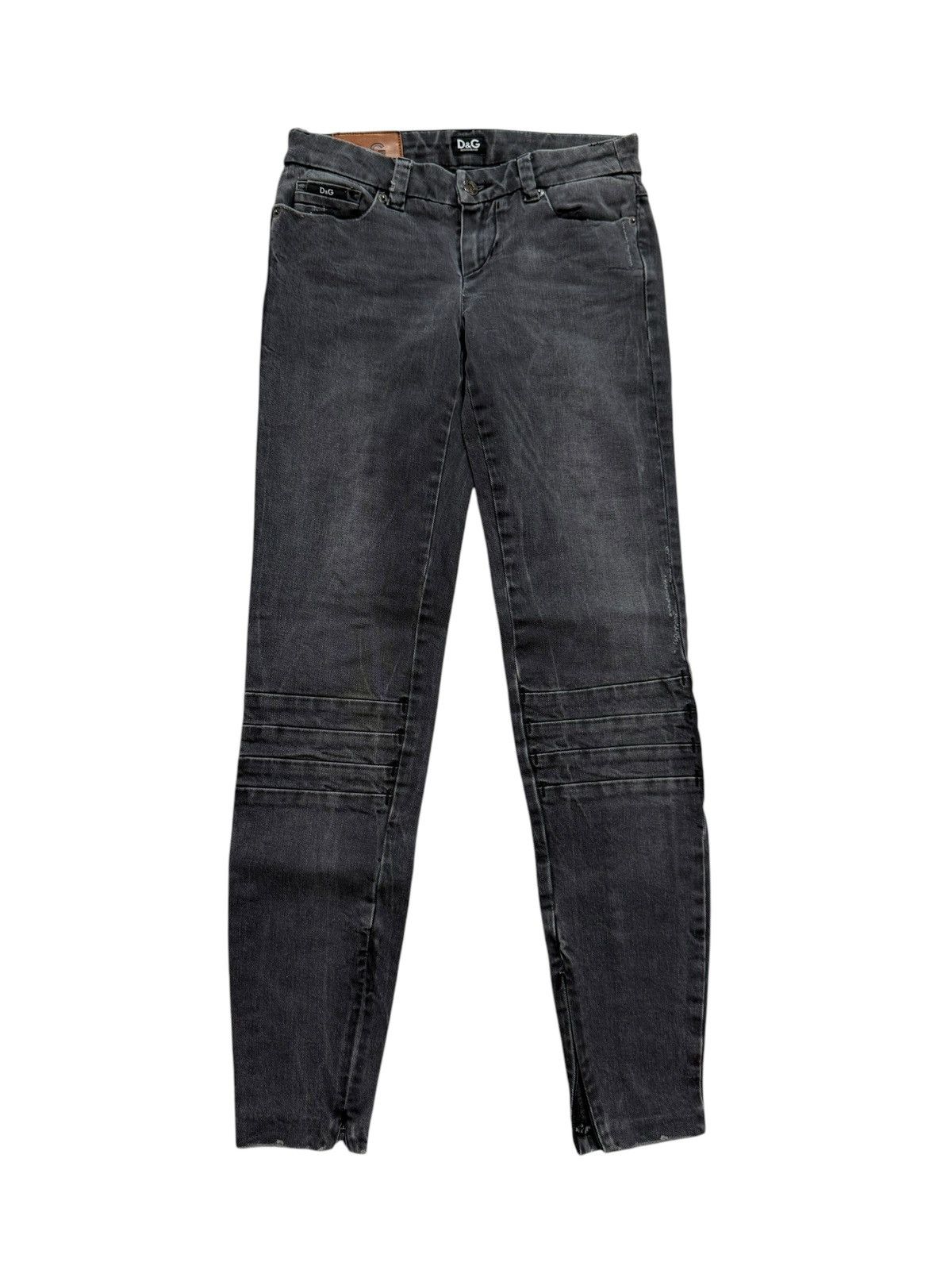 Dolce & Gabbana Archive Dolce & Gabbana Biker Zip Pants Size US 26 / EU 42 - 1 Thumbnail