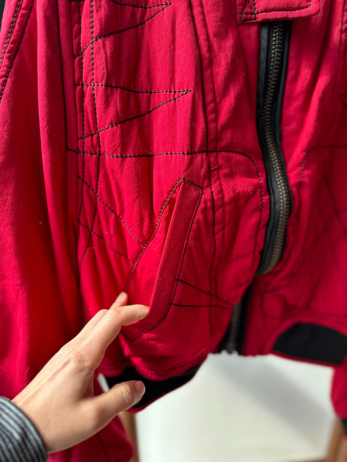 Haider Ackermann Haider Ackermann Quilted Cutlass Sleeve Jacket 36 Size XS / US 0-2 / IT 36-38 - 5 Thumbnail