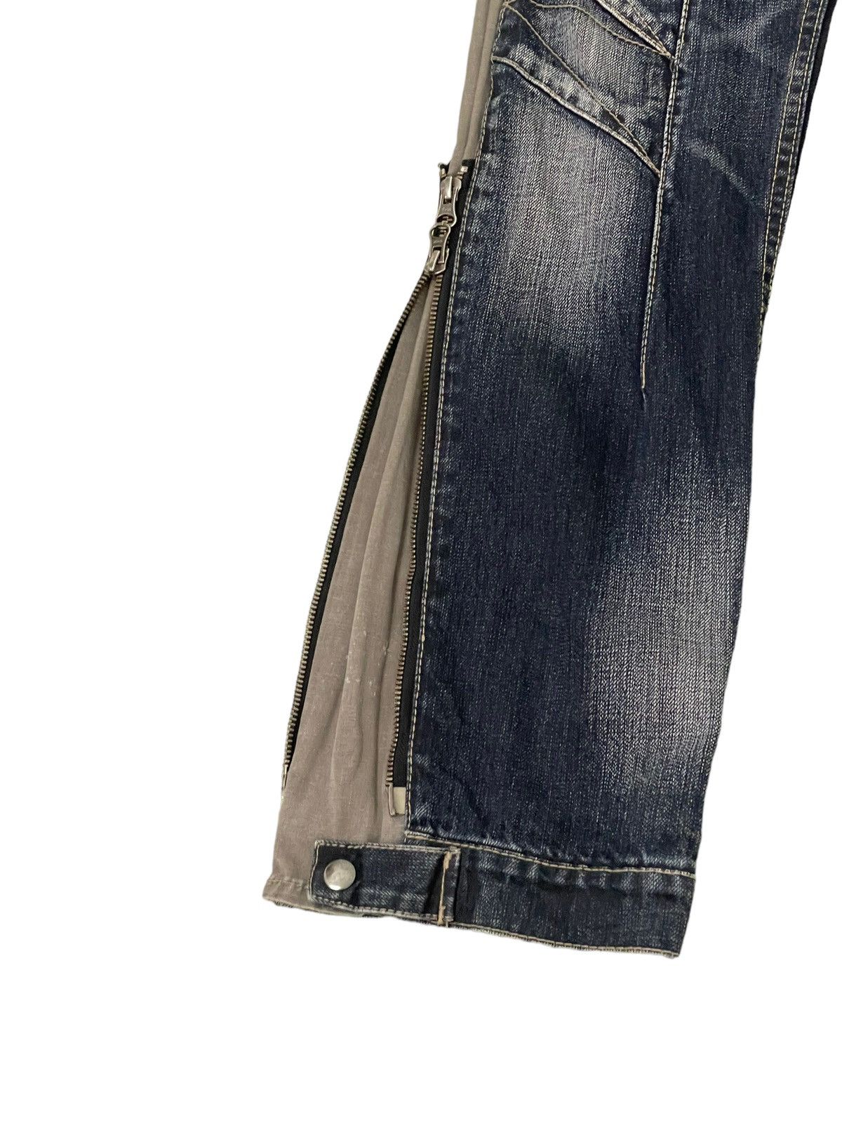 PPFM Slim Jeans PPFM Japan Multizipped Faded 8🟦4 Size US 32 / EU 48 - 5 Thumbnail