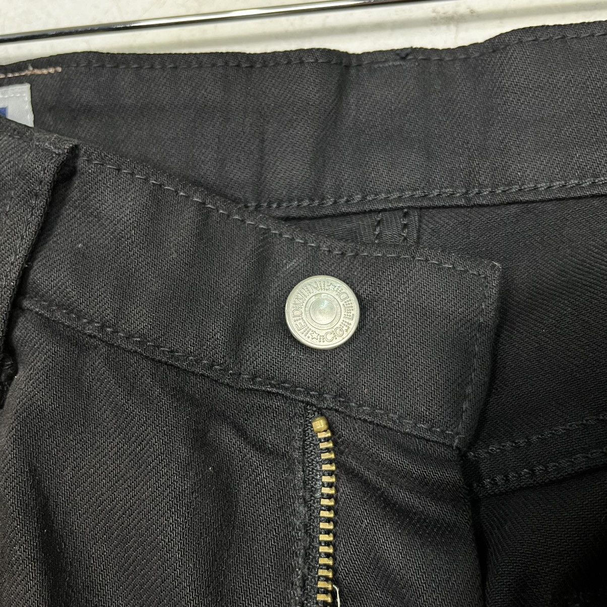 Edwin Vintage Edwin Black Denim Jeans Size US 32 / EU 48 - 16 Thumbnail