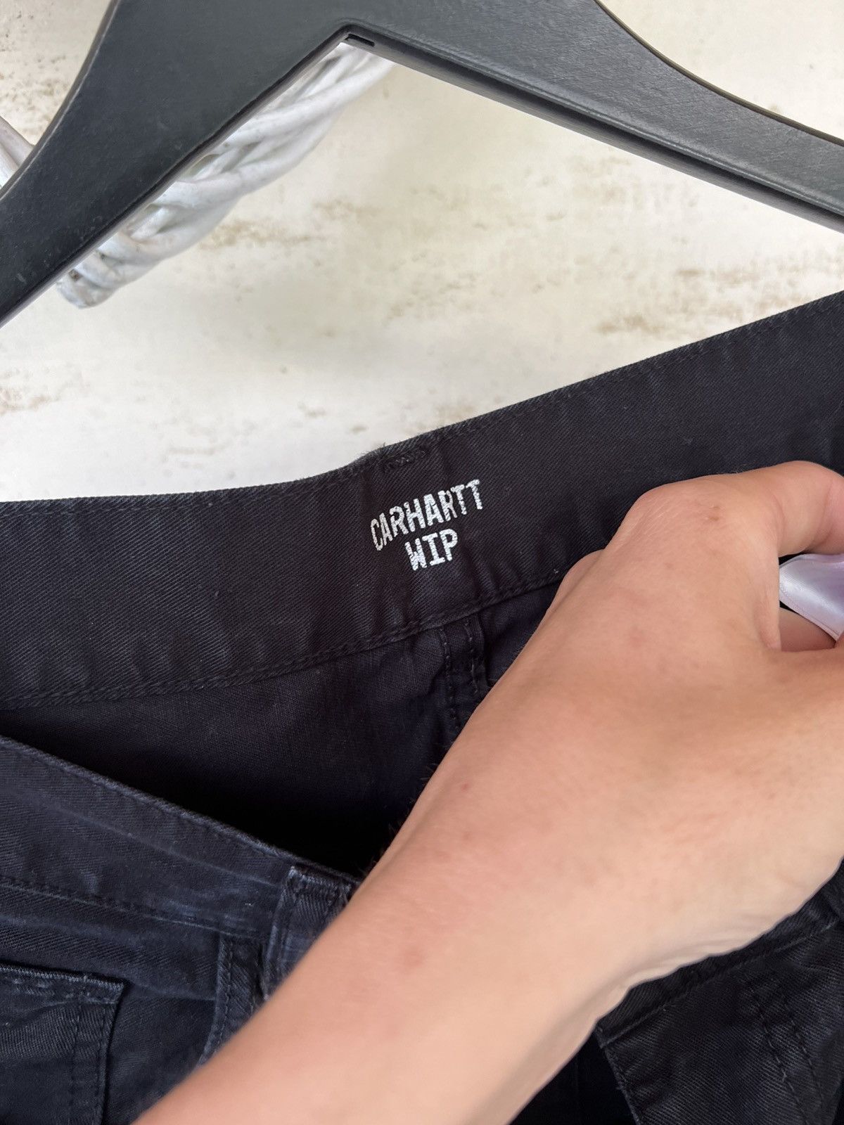Carhartt 🖤Vintage Disstressed Y2K Style Carhartt Simple Black Jeans Size US 30 / EU 46 - 6 Thumbnail