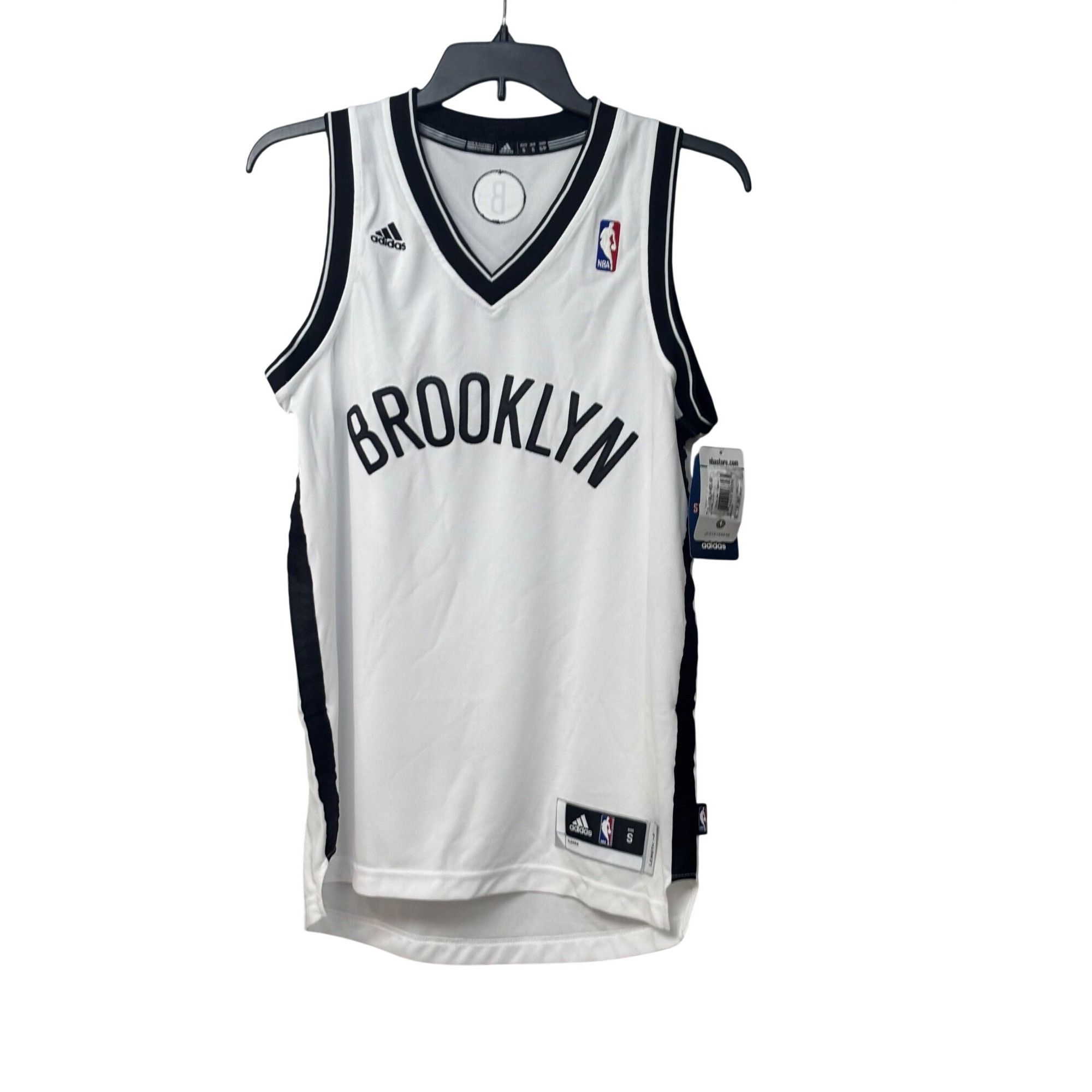 Adidas Adidas Brooklyn Nets White Swingman Basketball Jersey Authen Size US S / EU 44-46 / 1 - 13 Thumbnail