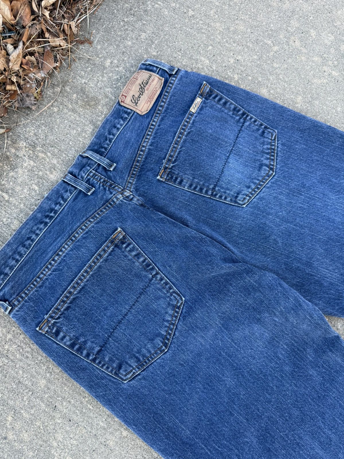 Levi's Vintage 00‘s Levi’s Signature Baggy Wash Jeans Size US 38 / EU 54 - 9 Thumbnail