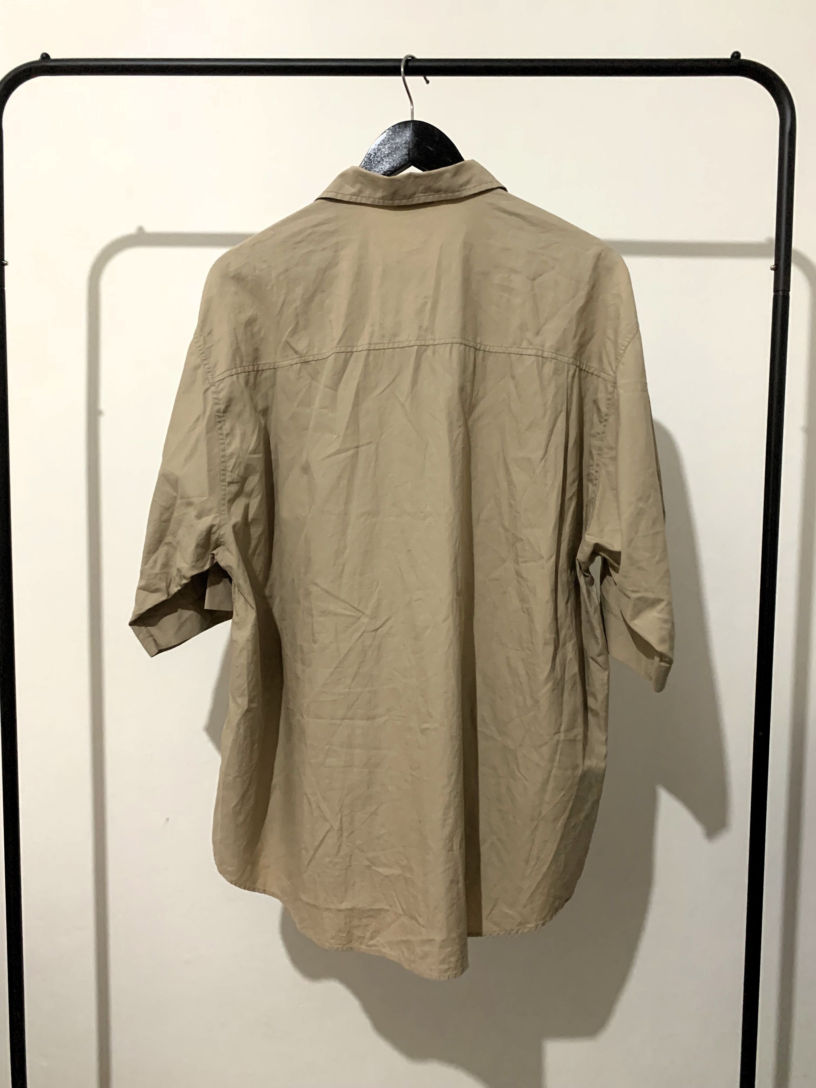 Auralee WASHED TWILL HALF SLEEVED BIG SHIRT Size US XL / EU 56 / 4 - 2 Thumbnail