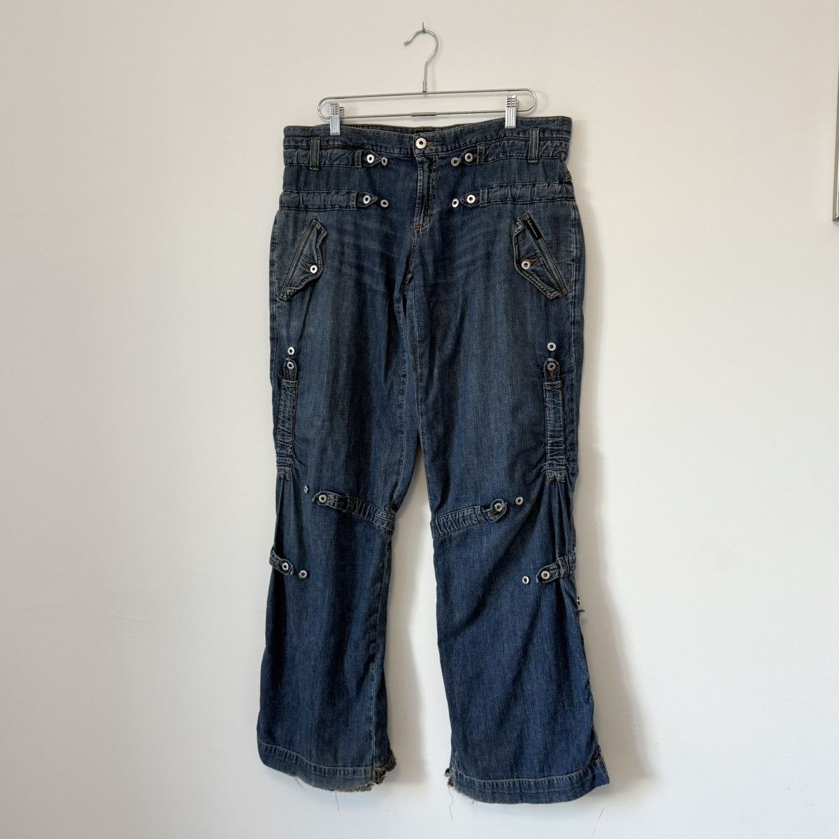 Dolce & Gabbana Vtg Dolce & Gabbana SS2004 Bondage Rave Baggy Jeans Archival Size US 36 / EU 52 - 1 Thumbnail