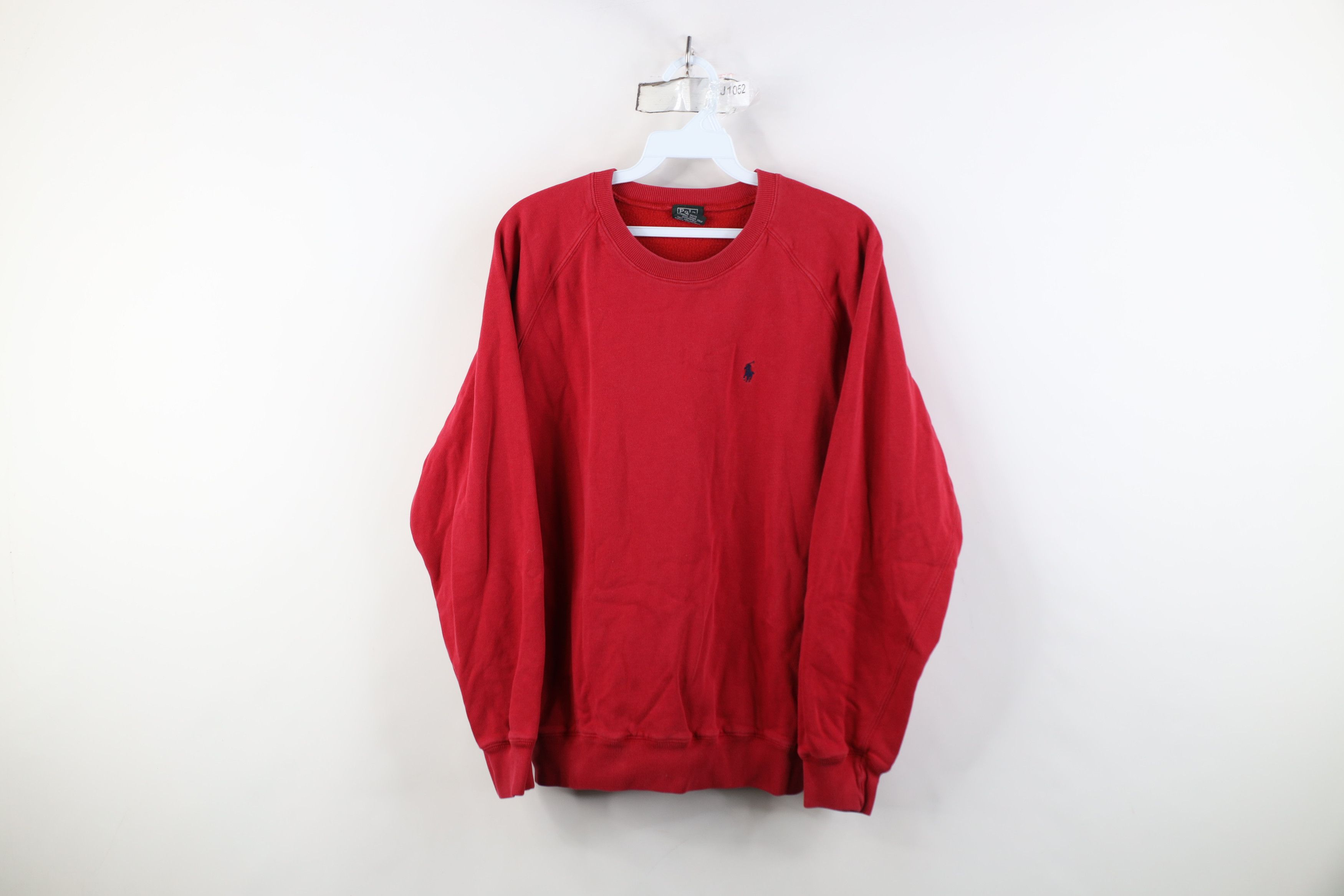 Ralph Lauren Vintage 70s 80s Ralph Lauren Crewneck Sweatshirt Red Pony Size L / US 10 / IT 46 - 1 Thumbnail