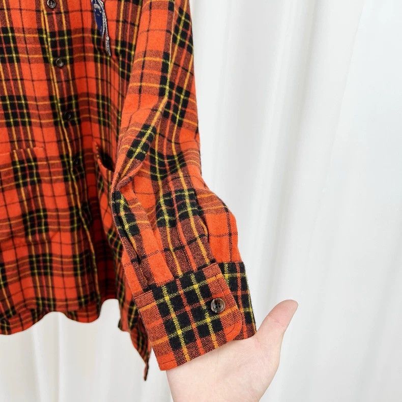 Gucci Gucci Plaid Shirt with Anchor Logo-2506 Size L / US 10 / IT 46 - 4 Thumbnail