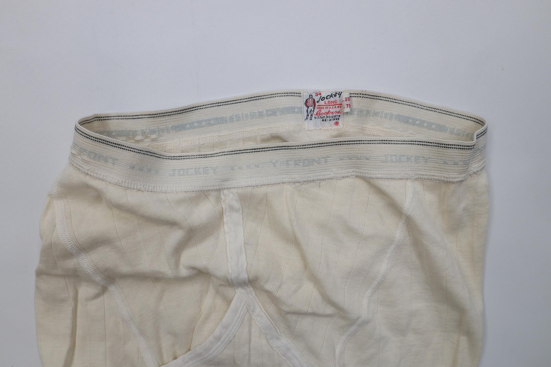 Jockey Vintage 40s Jockey Long Coopers Front Thermal Knit Pants USA Size US 34 / EU 50 - 6 Thumbnail