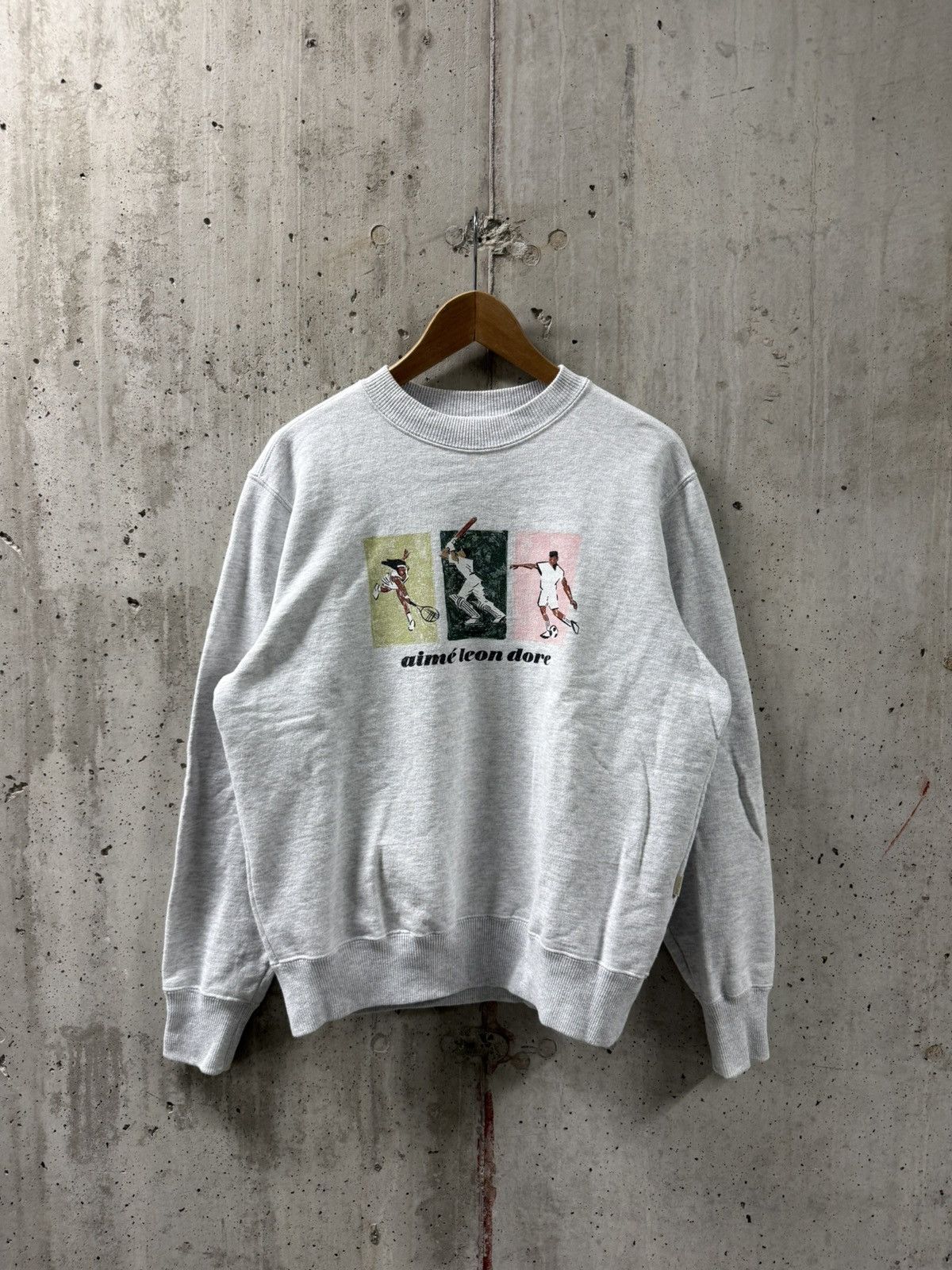 Aime Leon Dore Aime Leon Dore Fall Winter 2021 Sports Crewneck Sweater Size US S / EU 44-46 / 1 - 1 Thumbnail