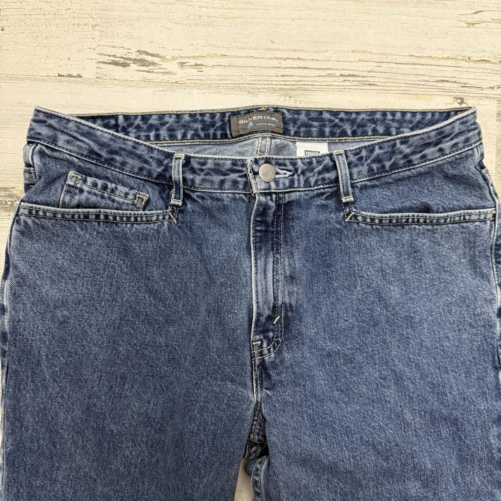 Levi's Levis Silvertab Mid Rise Jeans Size 11 Size 32" / US 10 / IT 46 - 4 Thumbnail