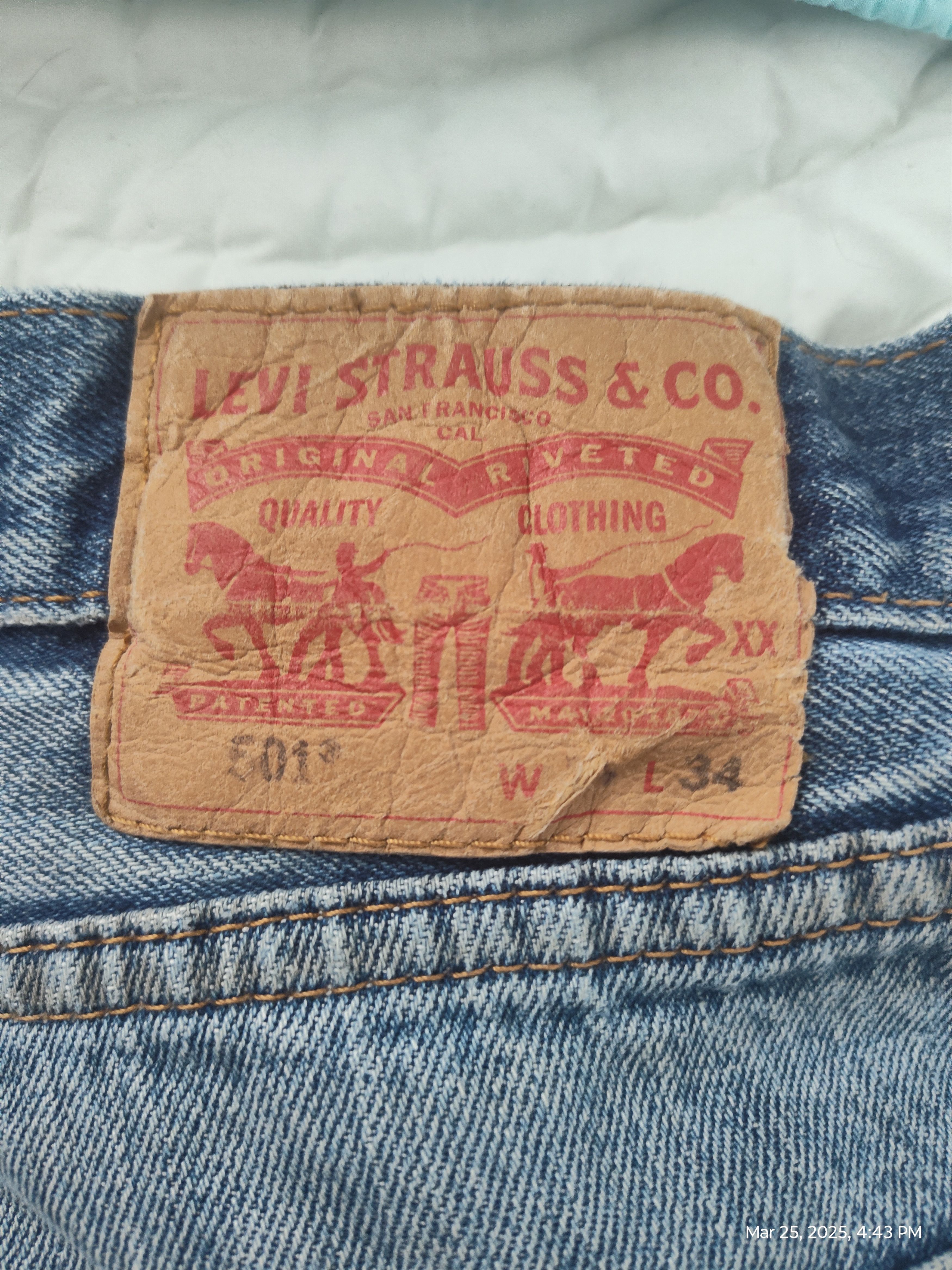 Levi's Made & Crafted Levi's prized button fly 501 Size US 34 / EU 50 - 4 Thumbnail