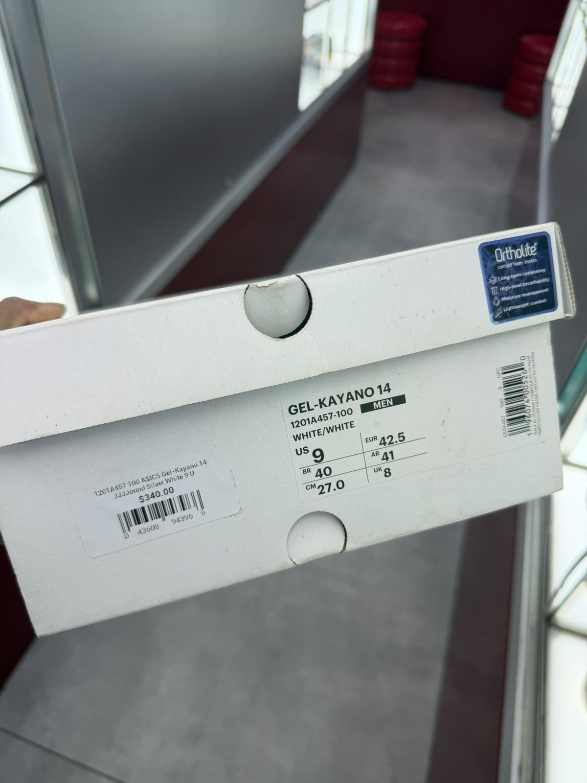 Asics × JJJJound JJJJound Asics Gel-Kayano 14 Silver White Size US 9 / EU 42 - 11 Thumbnail