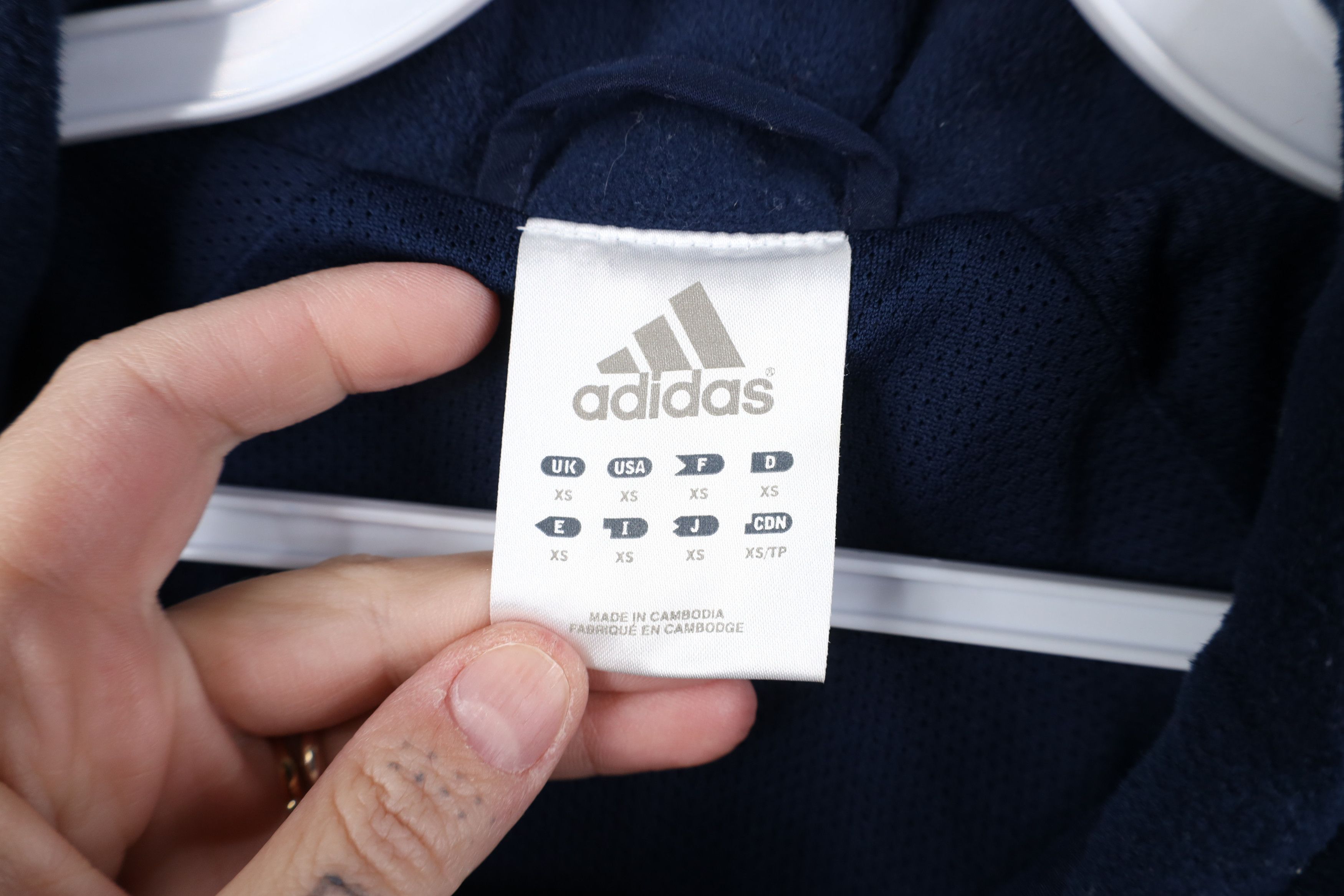 Adidas Adidas University of Michigan Football Full Zip Jacket Blue Size US XS / EU 42 / 0 - 6 Thumbnail
