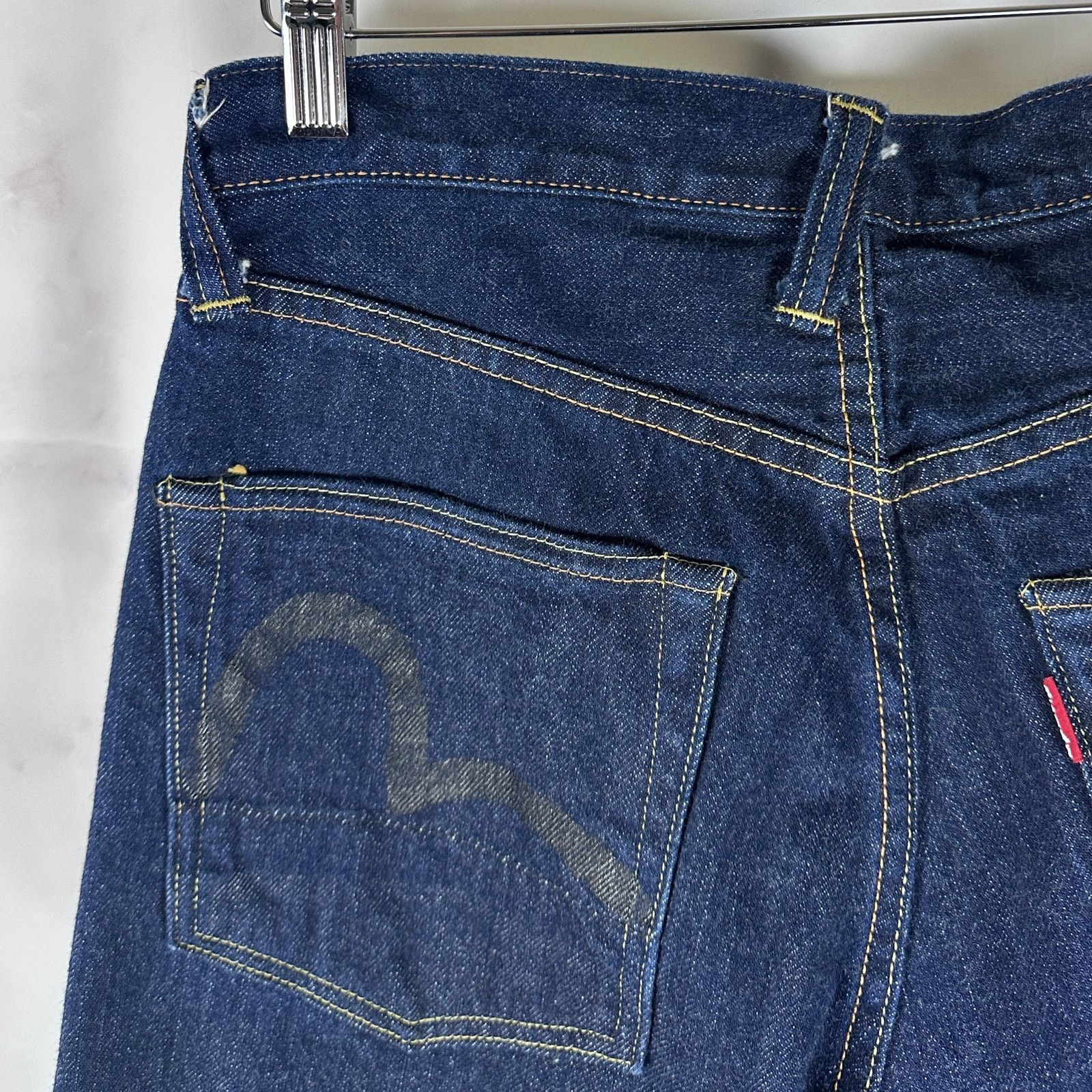 Evisu Warehouse Lot 9002 Indigo Selvedge Denim Size US 28 / EU 44 - 3 Thumbnail