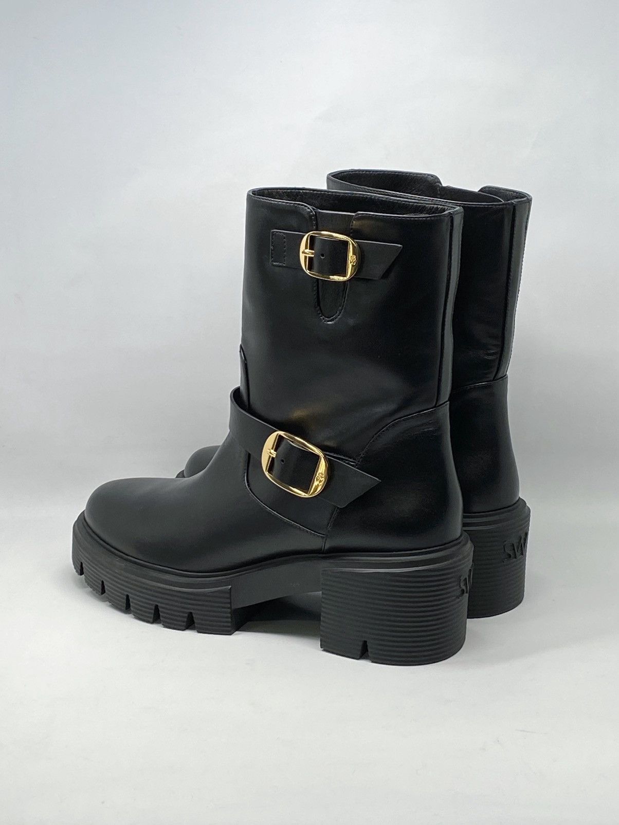 Stuart Weitzman Stuart Weitzman Soho Moto Buckle Booties size 9.5 Size US 9.5 / IT 39.5 - 10 Thumbnail