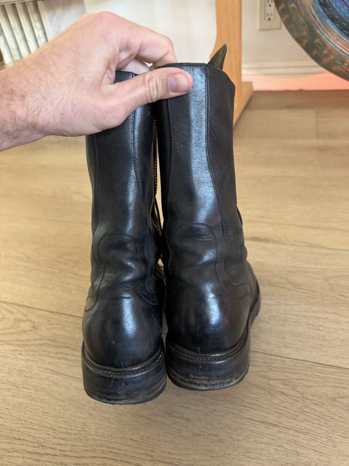 Rick Owens Goodyear flex combat boot Size US 10 / EU 43 - 8 Thumbnail