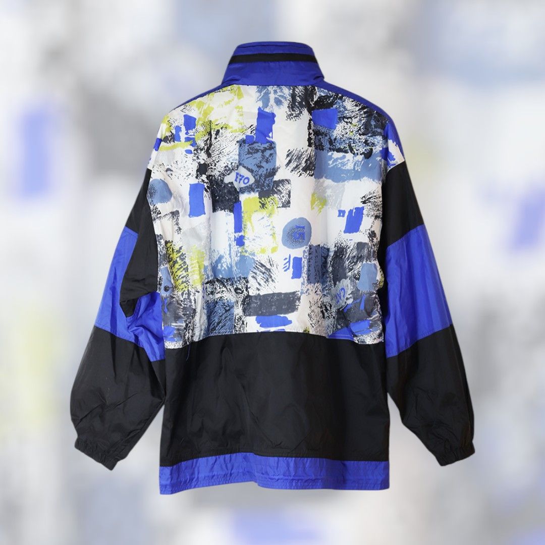 Other Vintage Marcel Clair Windbreaker Jacket Abstract Print 90s Size US M / EU 48-50 / 2 - 2 Thumbnail