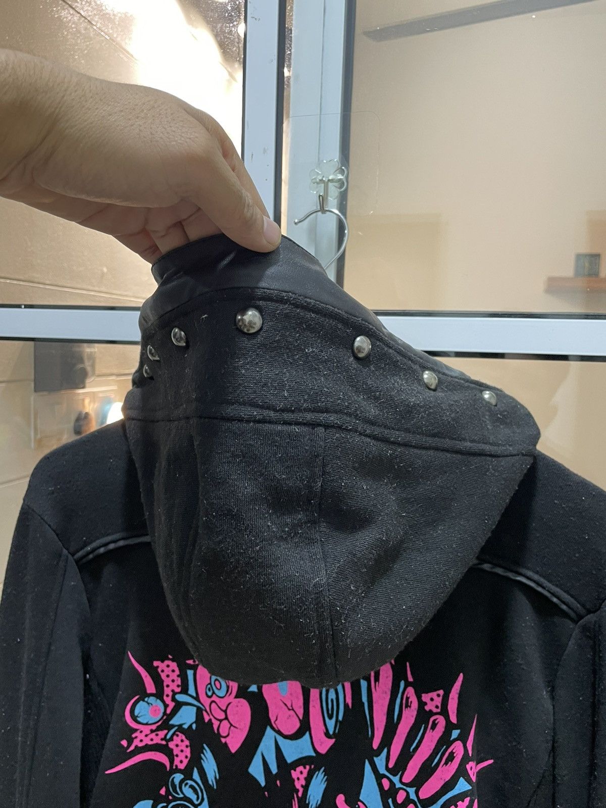 14th Addiction SexPot Revenge Hoodie Studded With Mask Punk Styled Size US L / EU 52-54 / 3 - 13 Thumbnail