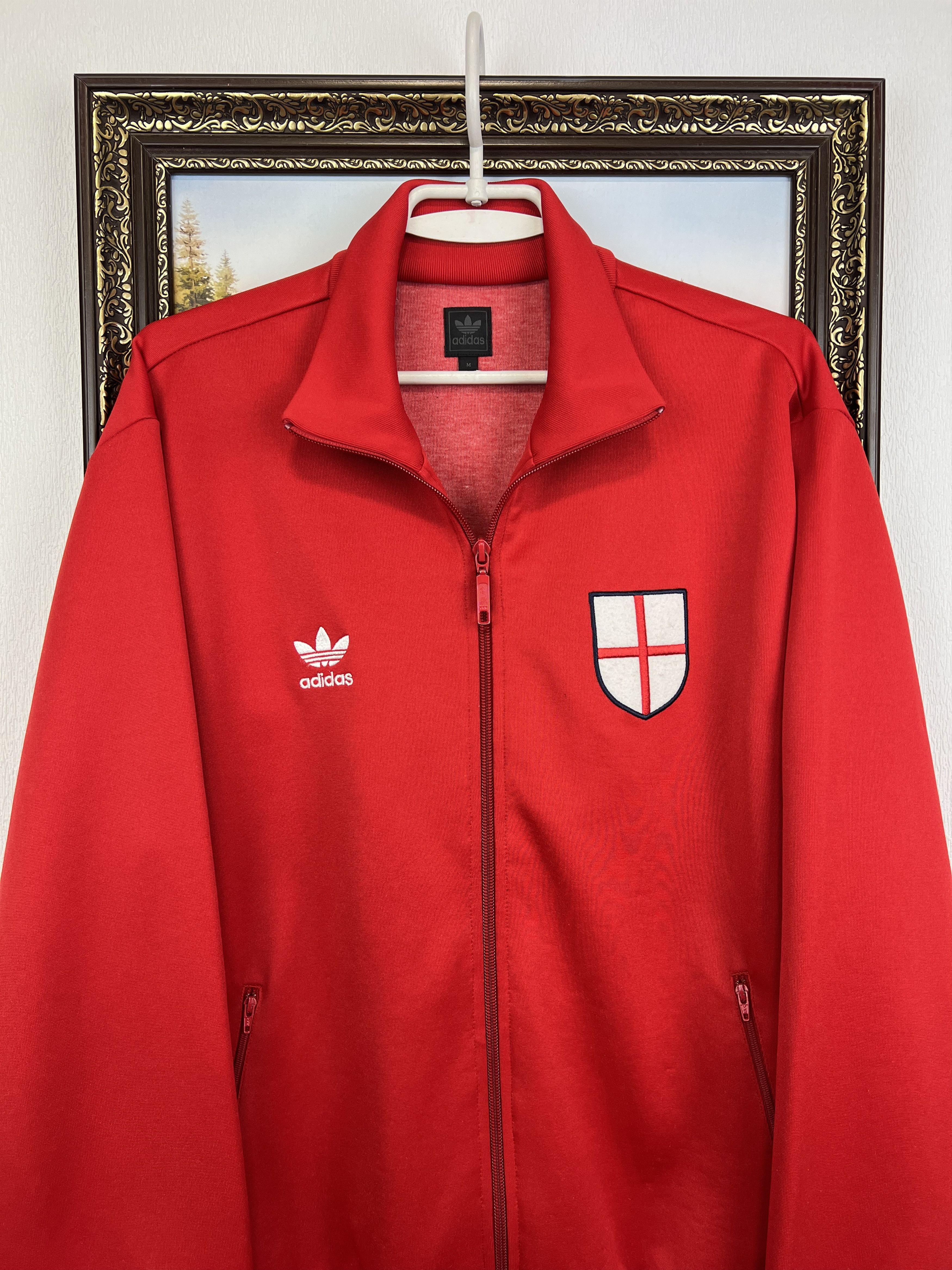 Adidas Adidas Originals England Football Jacket Track Top World Cup Size US M / EU 48-50 / 2 - 2 Thumbnail