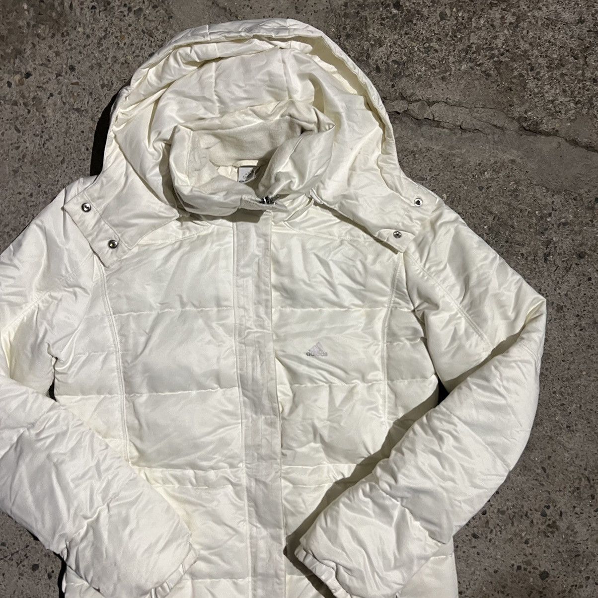 Adidas × Vintage vintage adidas Down Puffer three stripes cargo pockets coat Size M / US 6-8 / IT 42-44 - 4 Thumbnail